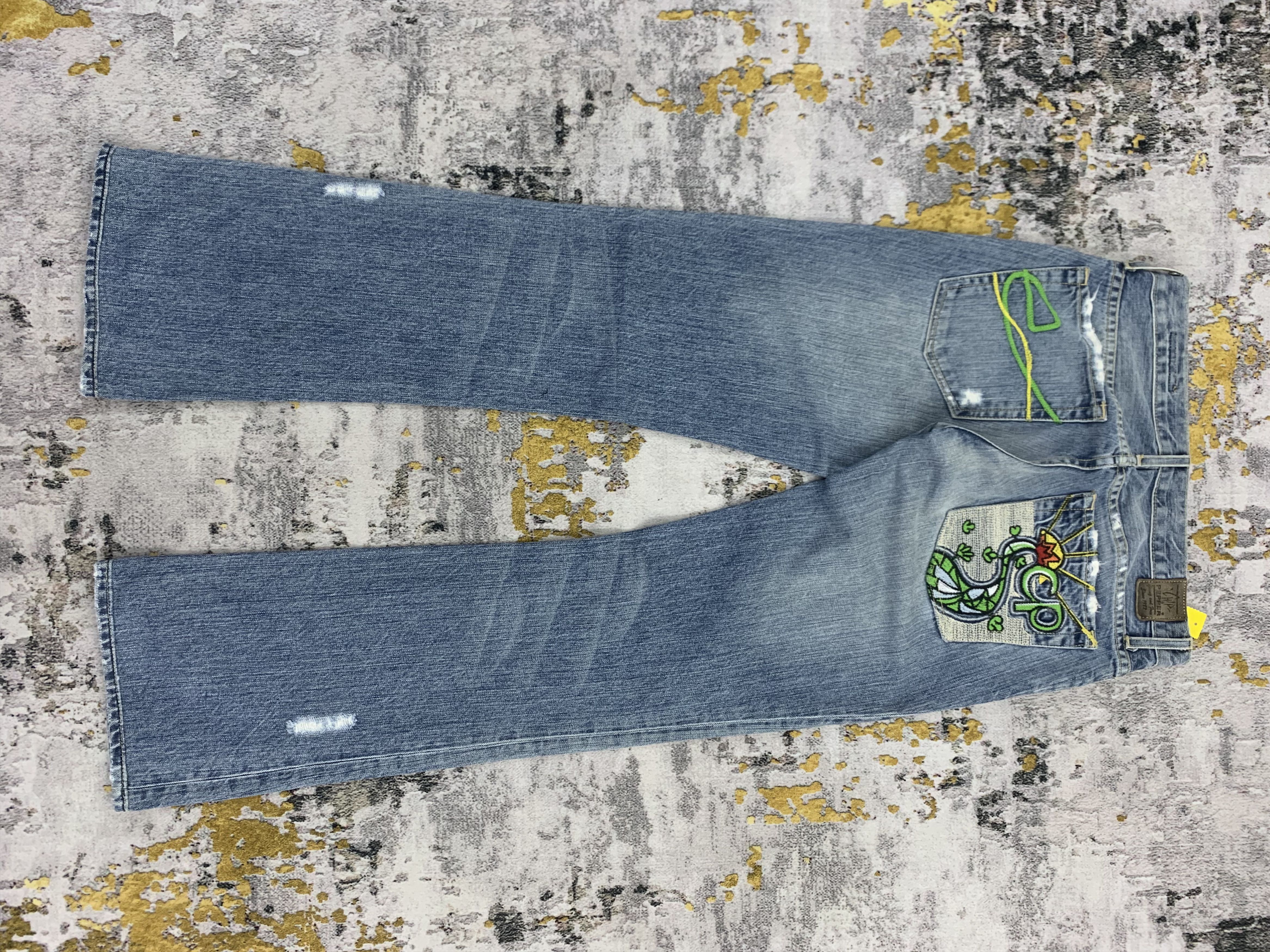 Chip & Pepper Flared Blue Jeans Ripped Chip & Pepper Size US 27 - 5 Thumbnail