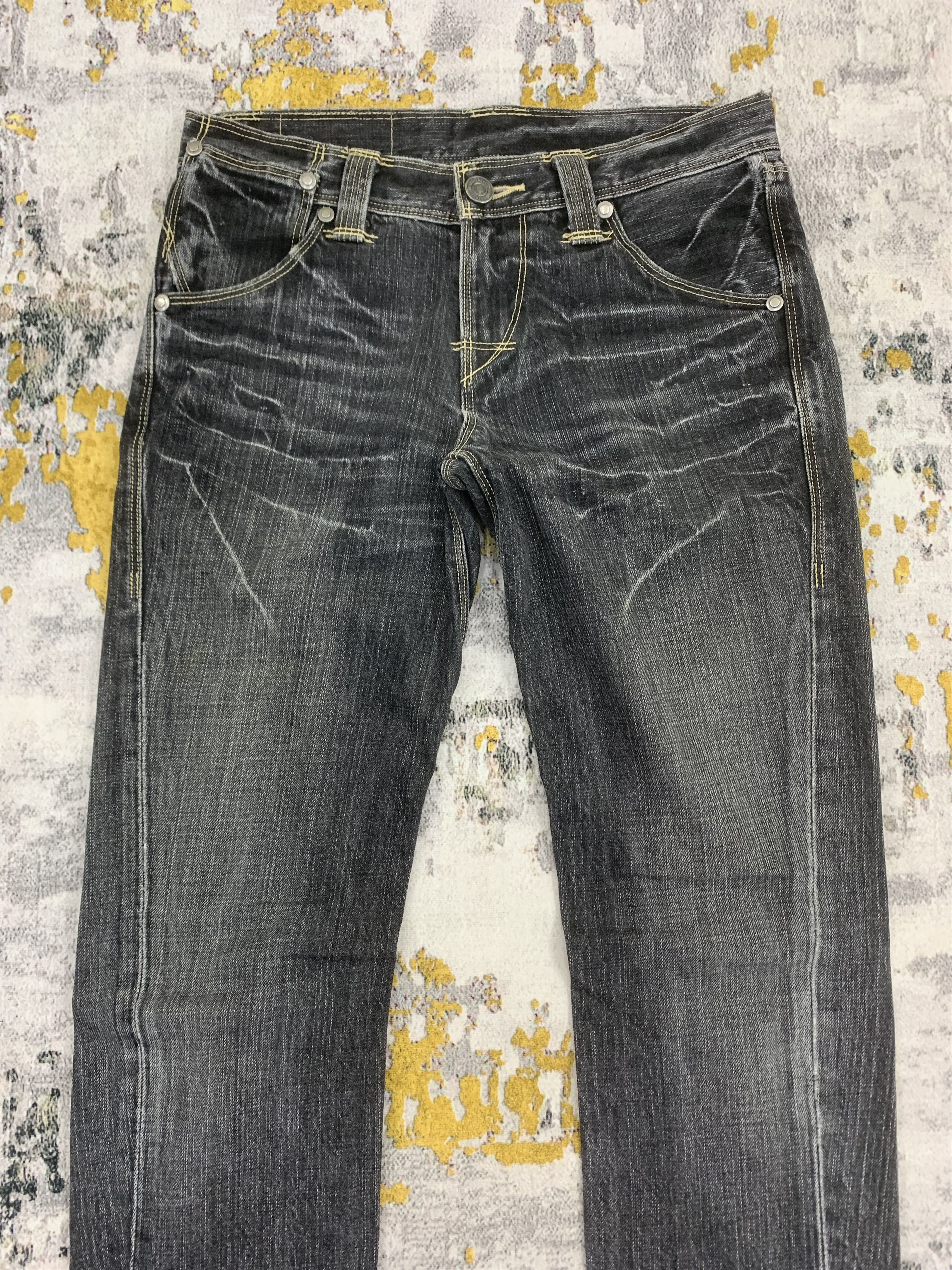 Levi's Levis Engineered Jeans Dark Wash Low Waist Slim Fit Size US 27 - 2 Thumbnail
