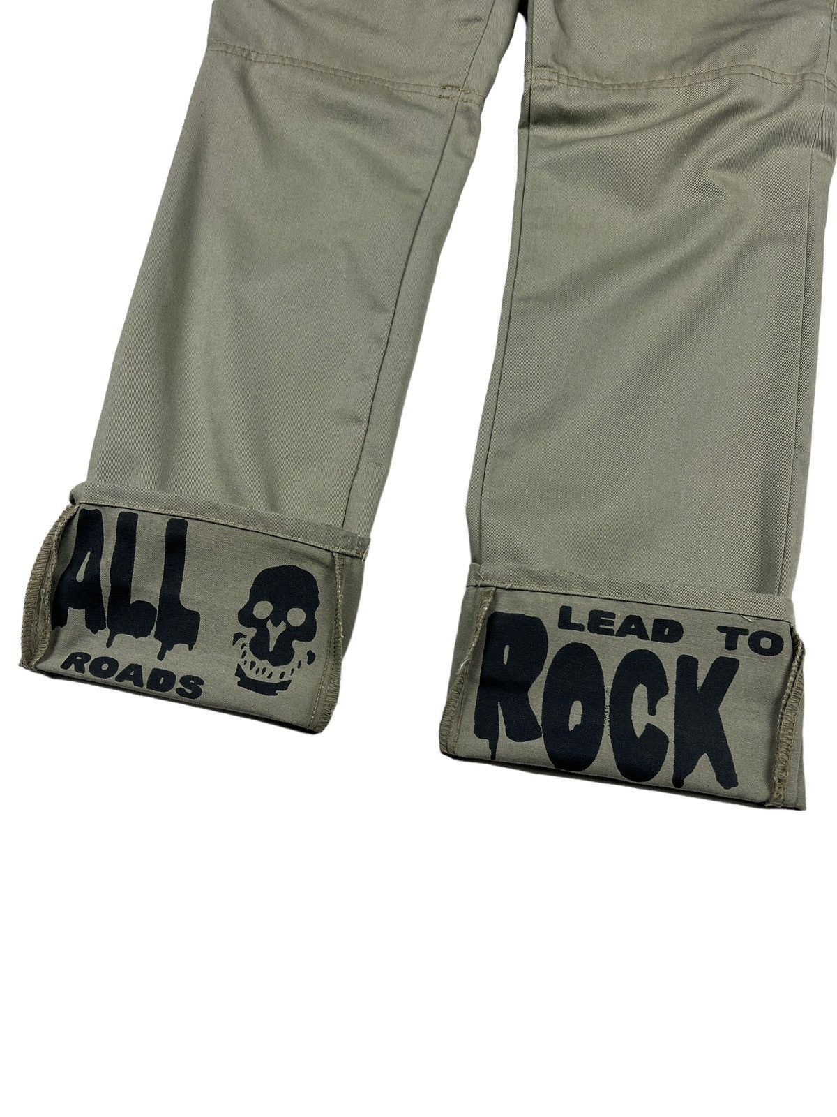 PPFM PPFM ‘All Roads Lead To Rock” Double Waist Slim Pants Size US 32 / EU 48 - 9 Thumbnail