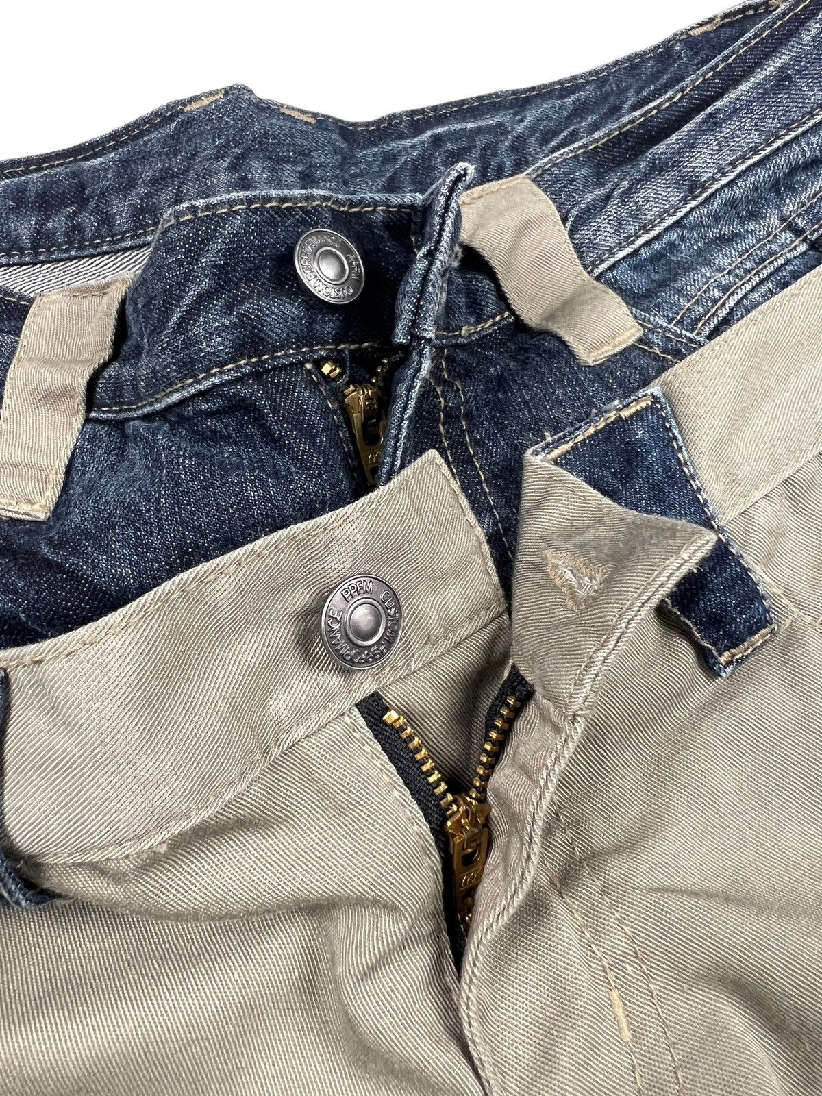 PPFM PPFM ‘All Roads Lead To Rock” Double Waist Slim Pants Size US 32 / EU 48 - 10 Thumbnail