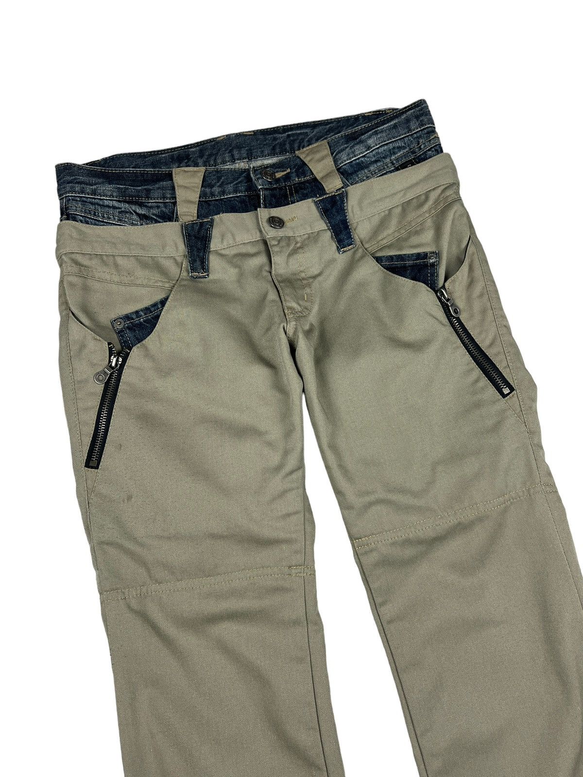 PPFM PPFM ‘All Roads Lead To Rock” Double Waist Slim Pants Size US 32 / EU 48 - 5 Thumbnail