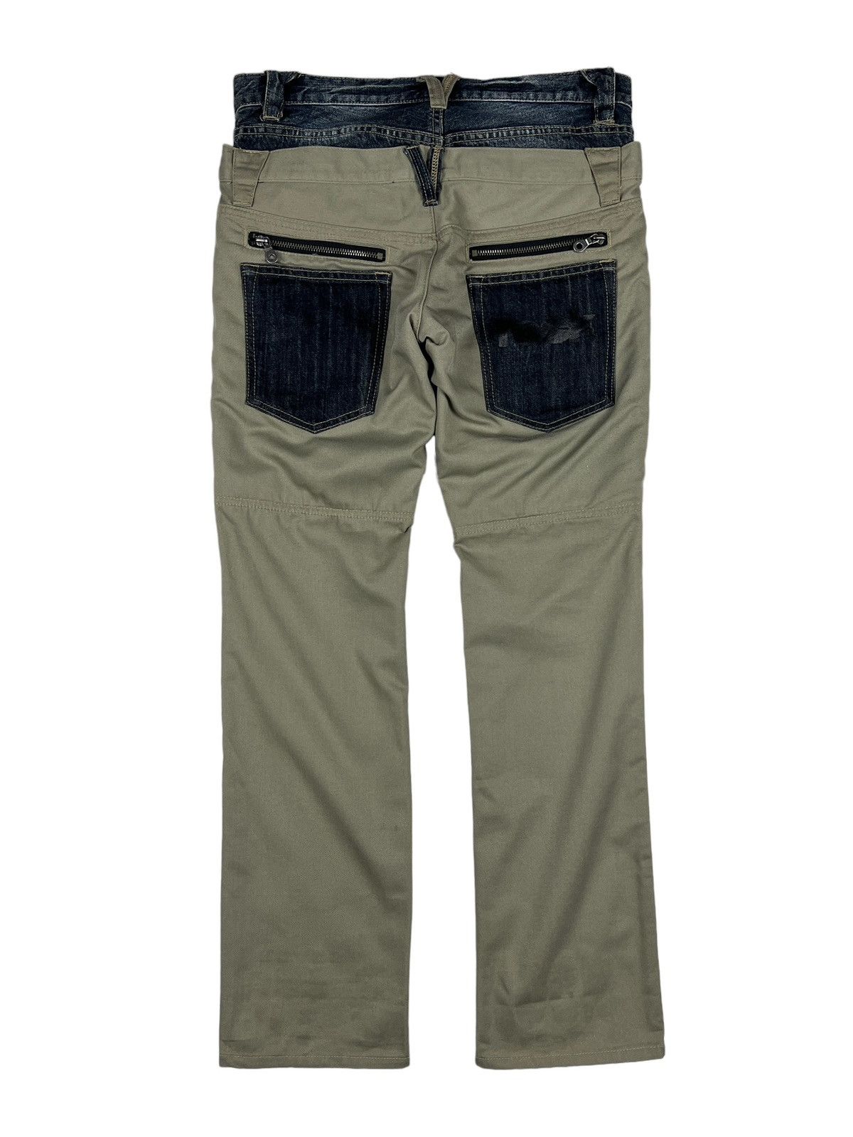 PPFM PPFM ‘All Roads Lead To Rock” Double Waist Slim Pants Size US 32 / EU 48 - 3 Thumbnail