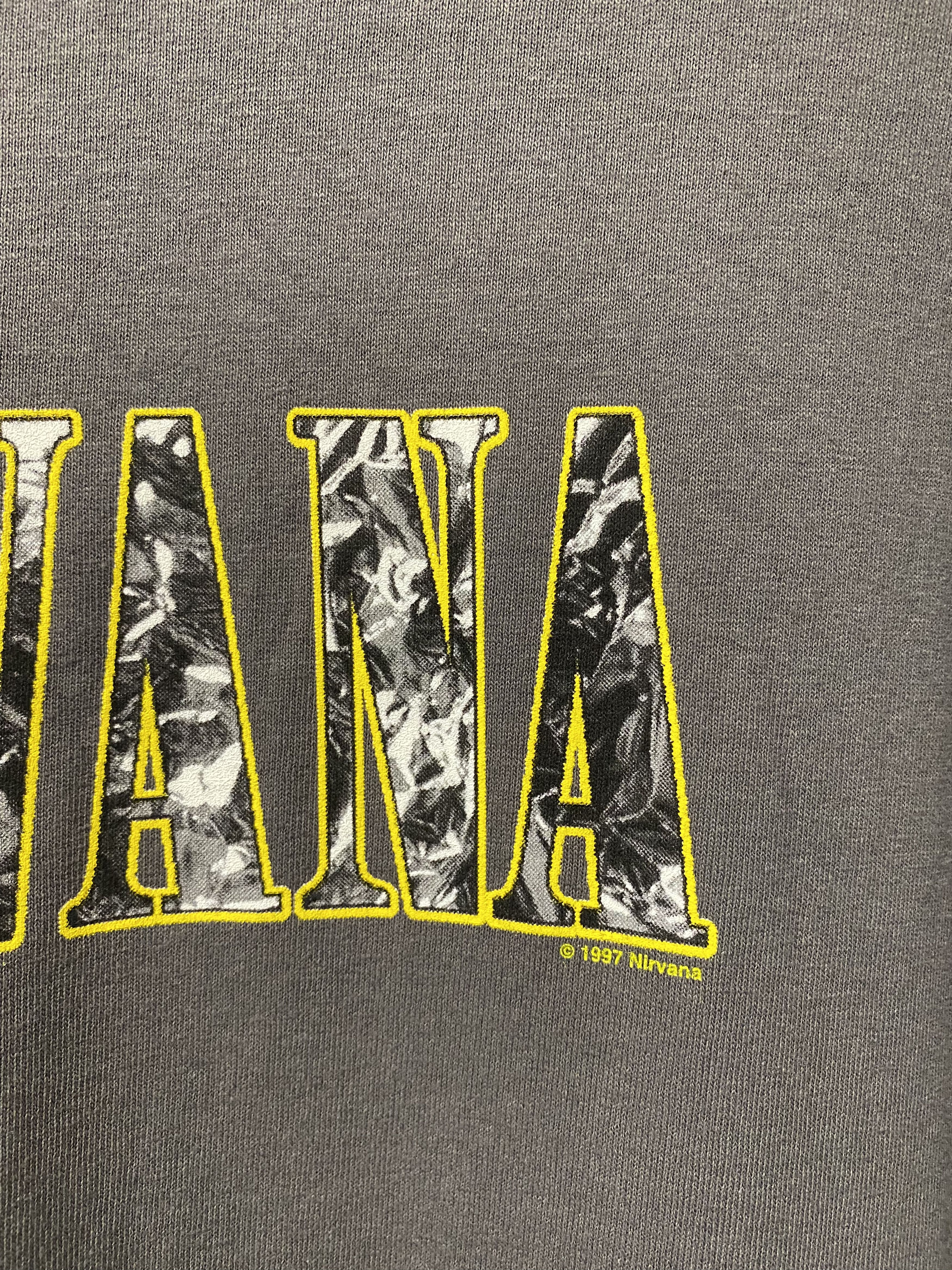 Nirvana Vintage 1997 Nirvana smiley t-shirt Size US XL / EU 56 / 4 - 4 Thumbnail
