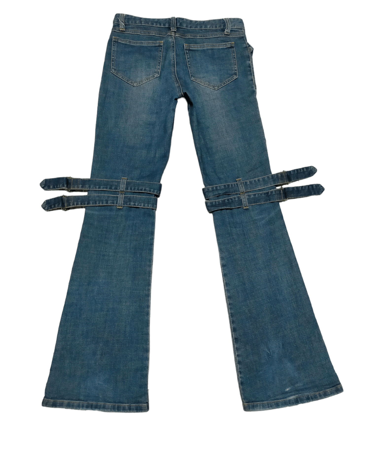 Japanese Brand Flare Jeans Playchess Skinny Punk style Boot cut Size 28" / US 6 / IT 42 - 2 Thumbnail