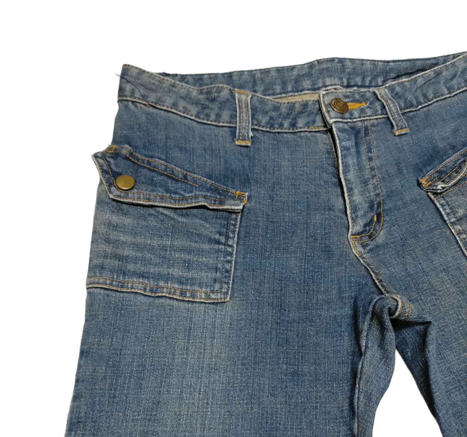 Japanese Brand Flare Jeans Playchess Skinny Punk style Boot cut Size 28" / US 6 / IT 42 - 6 Thumbnail