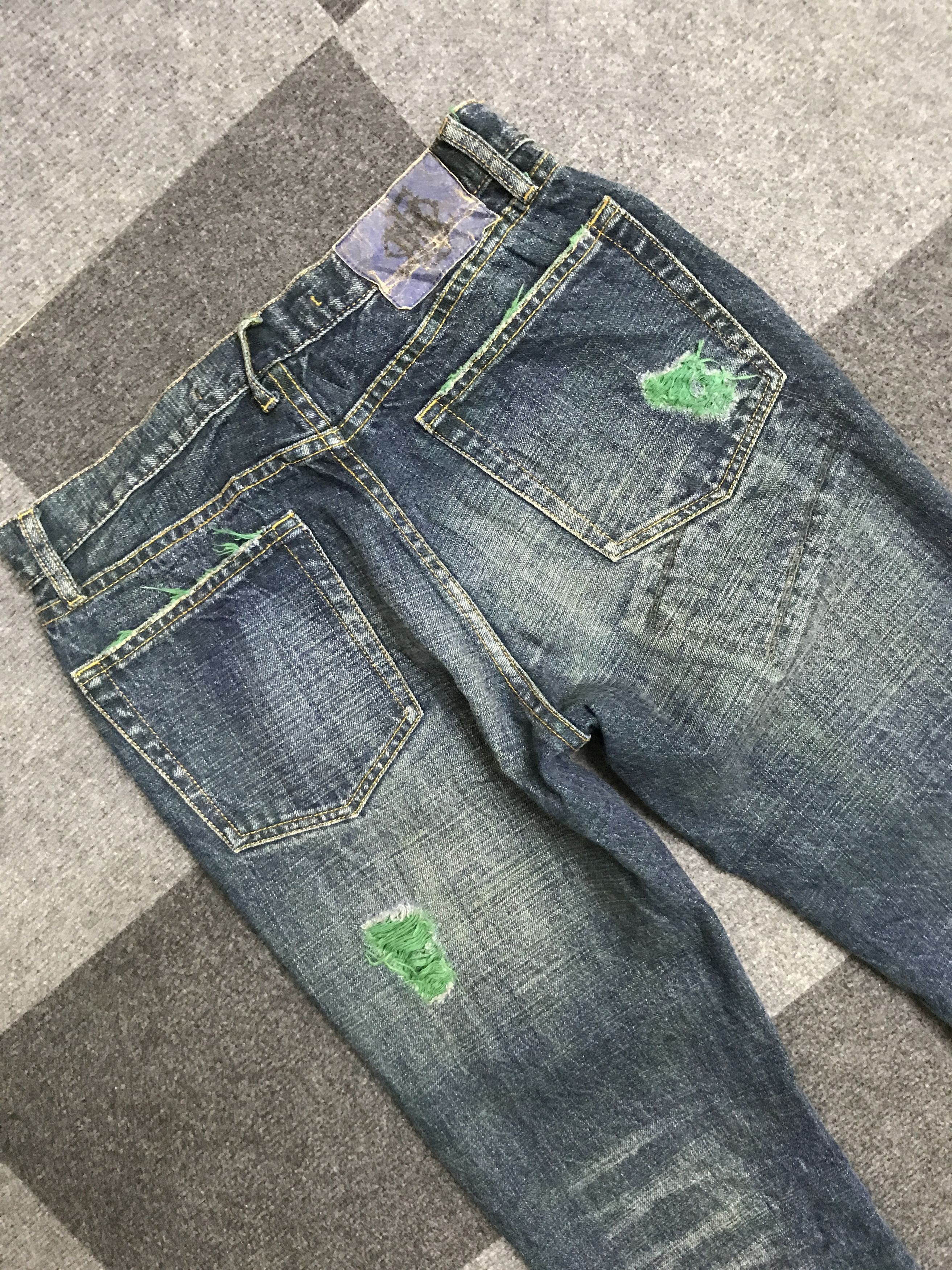 Other D165 PPFM Patchwork Distressed Jeans Size US 29 - 13 Thumbnail