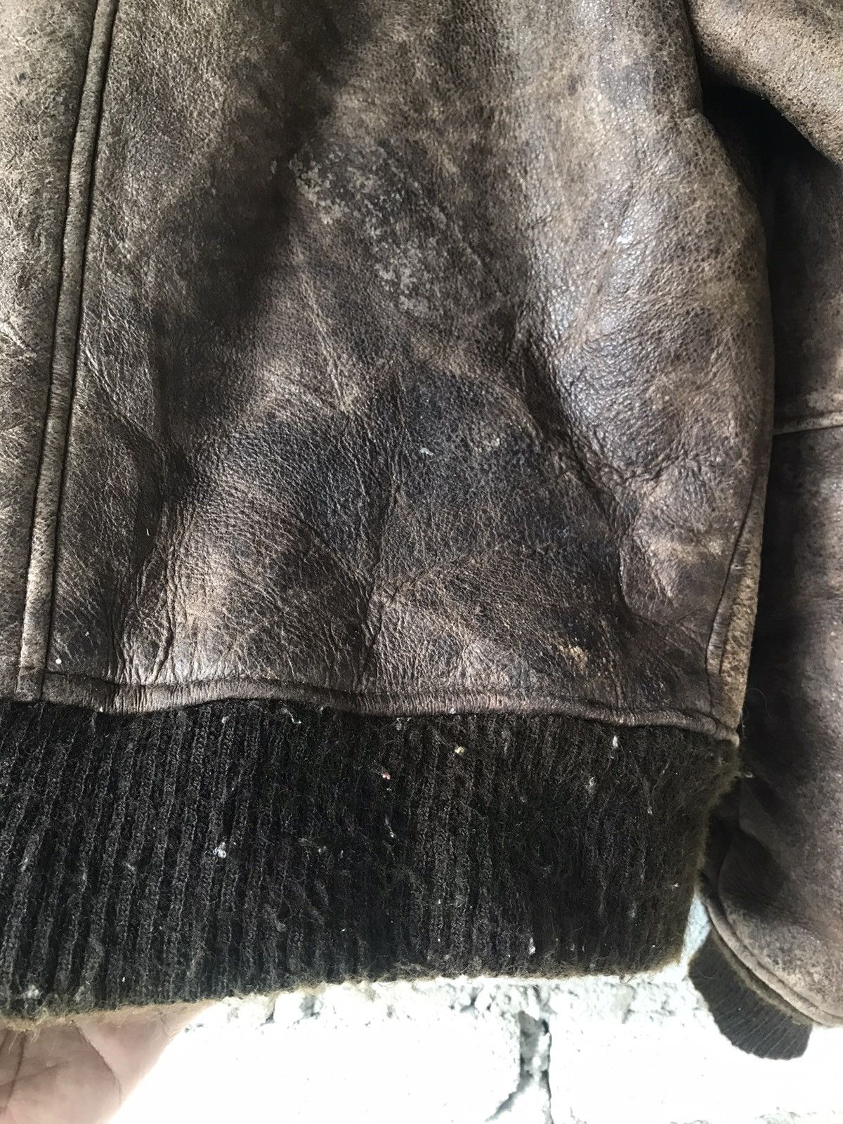 Avirex THRASHED Vintage B15 Avirex US Army Sheepskin Sherpa Jacket Size US S / EU 44-46 / 1 - 20 Thumbnail