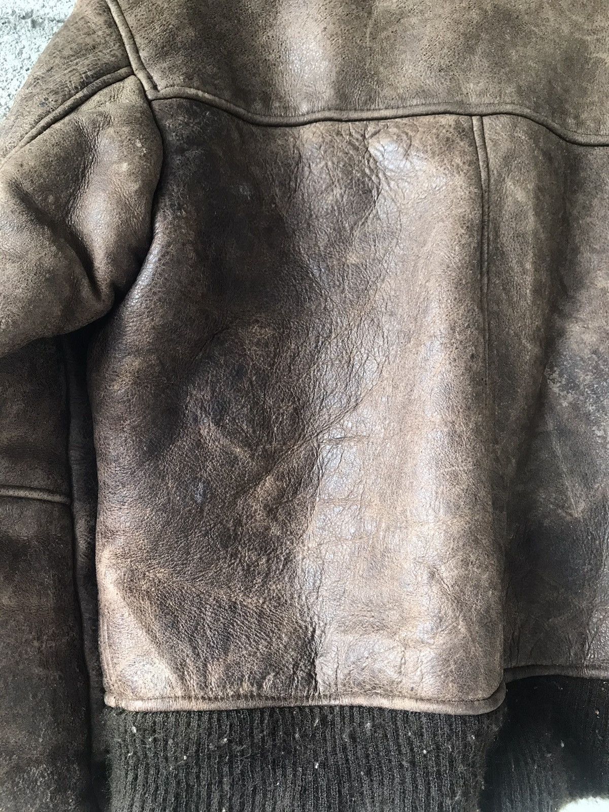 Avirex THRASHED Vintage B15 Avirex US Army Sheepskin Sherpa Jacket Size US S / EU 44-46 / 1 - 22 Thumbnail