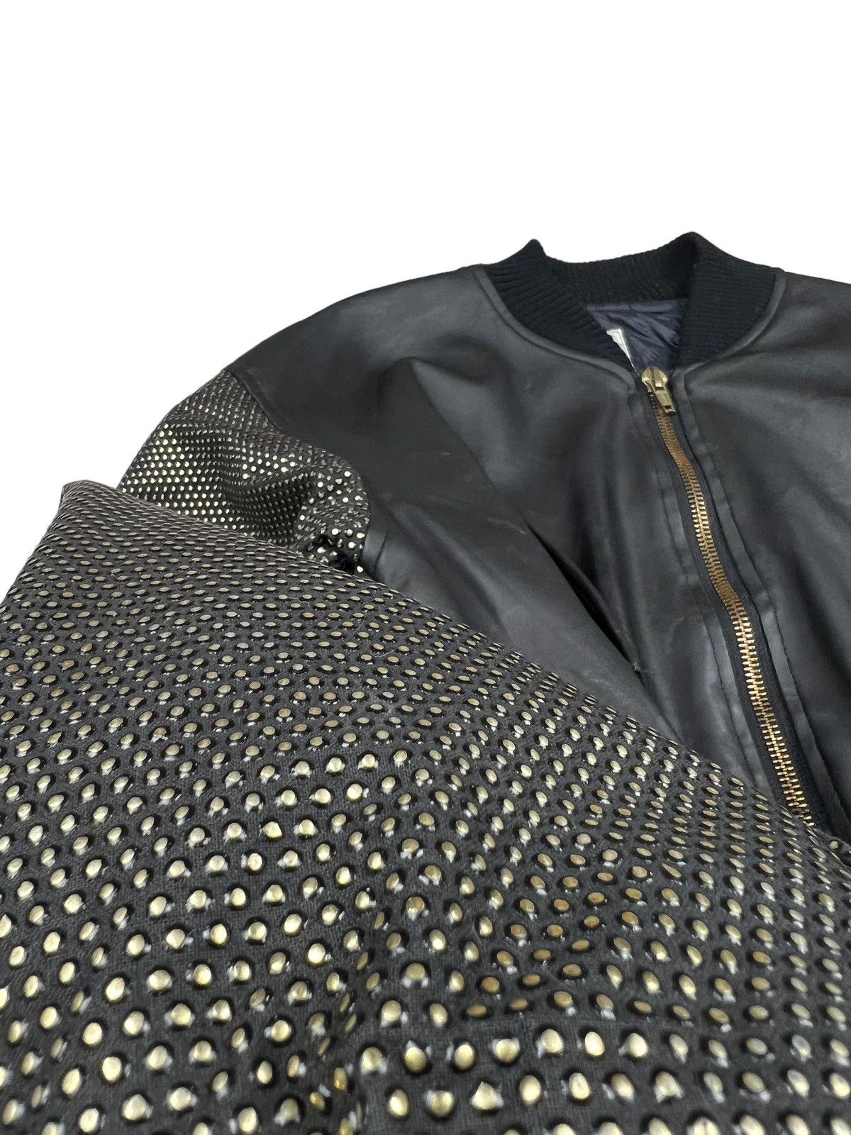 Seditionaries Vintage 🇬🇧 CCC London PVC Studded Cropped Bomber Jacket Size US L / EU 52-54 / 3 - 8 Thumbnail