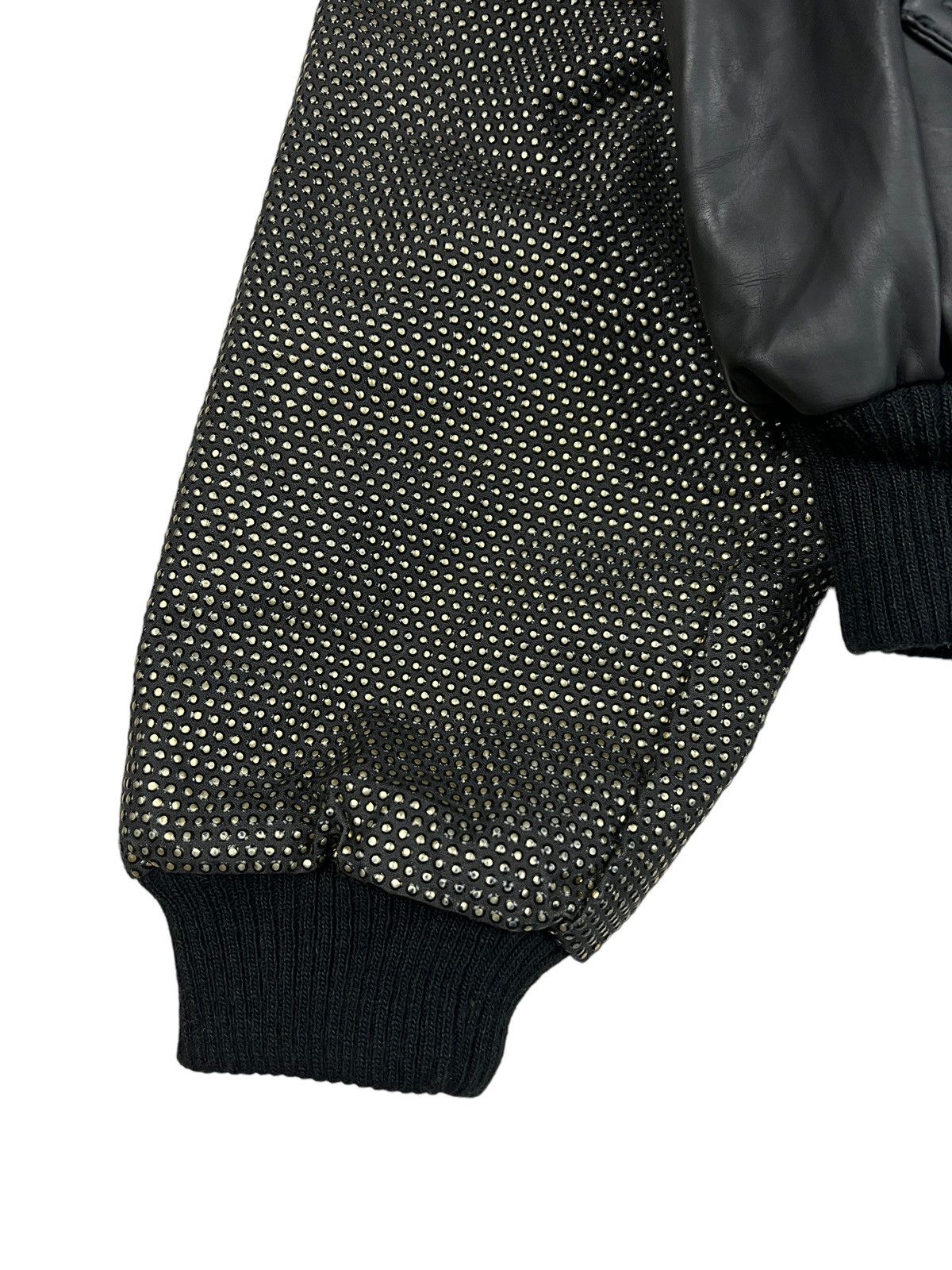 Seditionaries Vintage 🇬🇧 CCC London PVC Studded Cropped Bomber Jacket Size US L / EU 52-54 / 3 - 7 Thumbnail