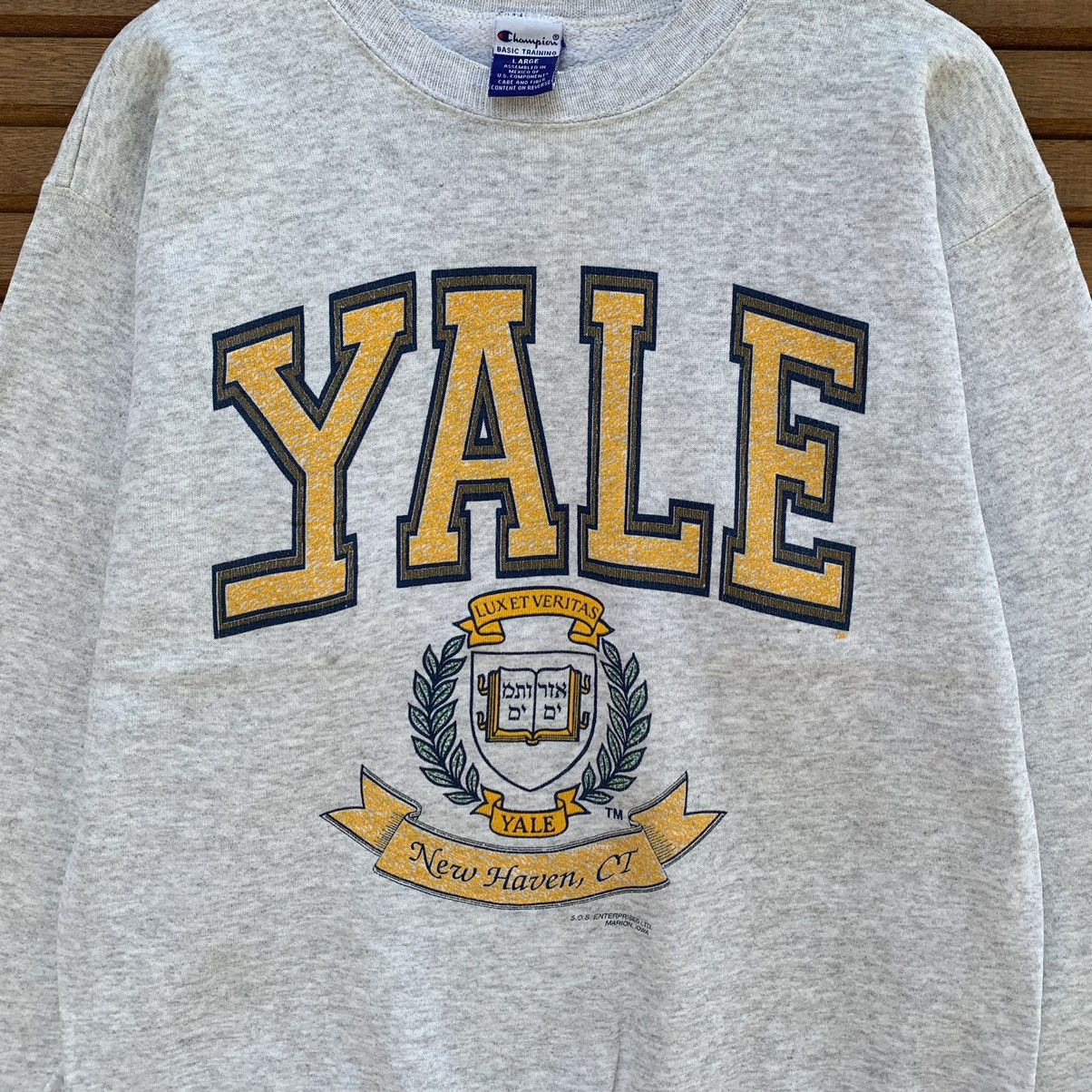 Champion Vintage 1990s Champion X University Yale Crewneck Size US M / EU 48-50 / 2 - 4 Thumbnail