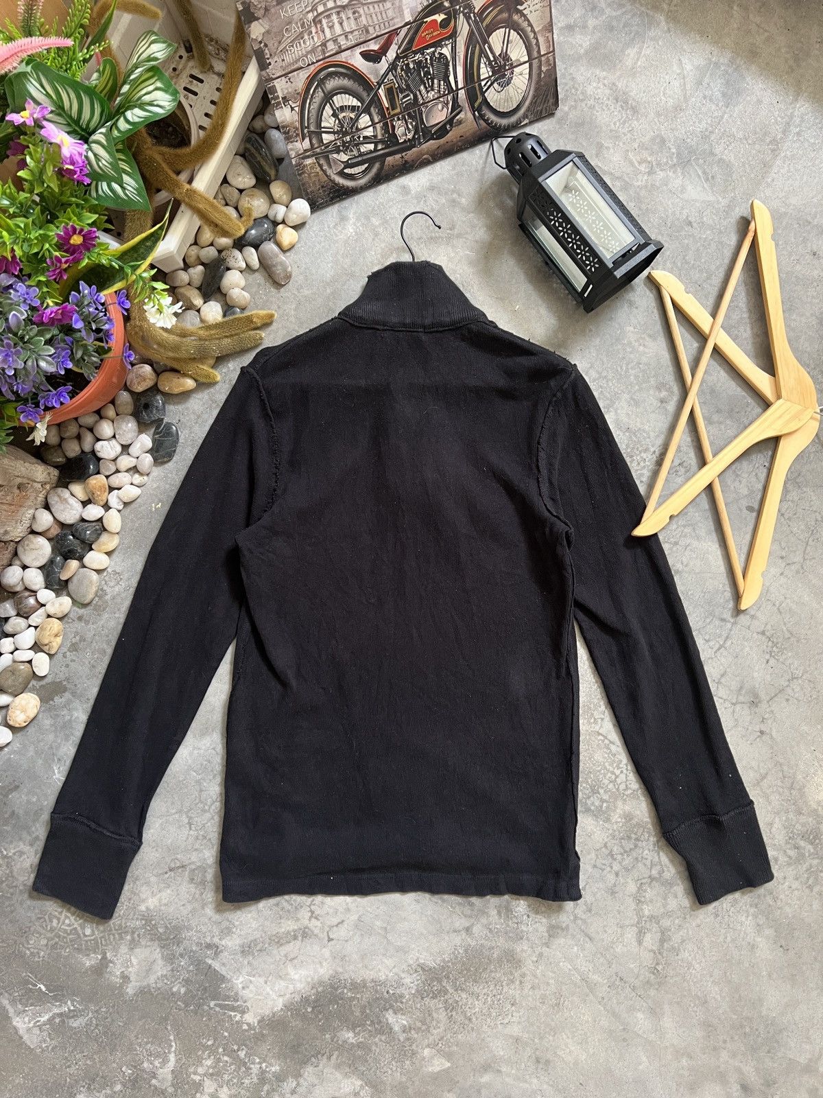 Black Label Vintage 🖤 Burberry Black Label Cover Neck Half Button Size US S / EU 44-46 / 1 - 5 Thumbnail
