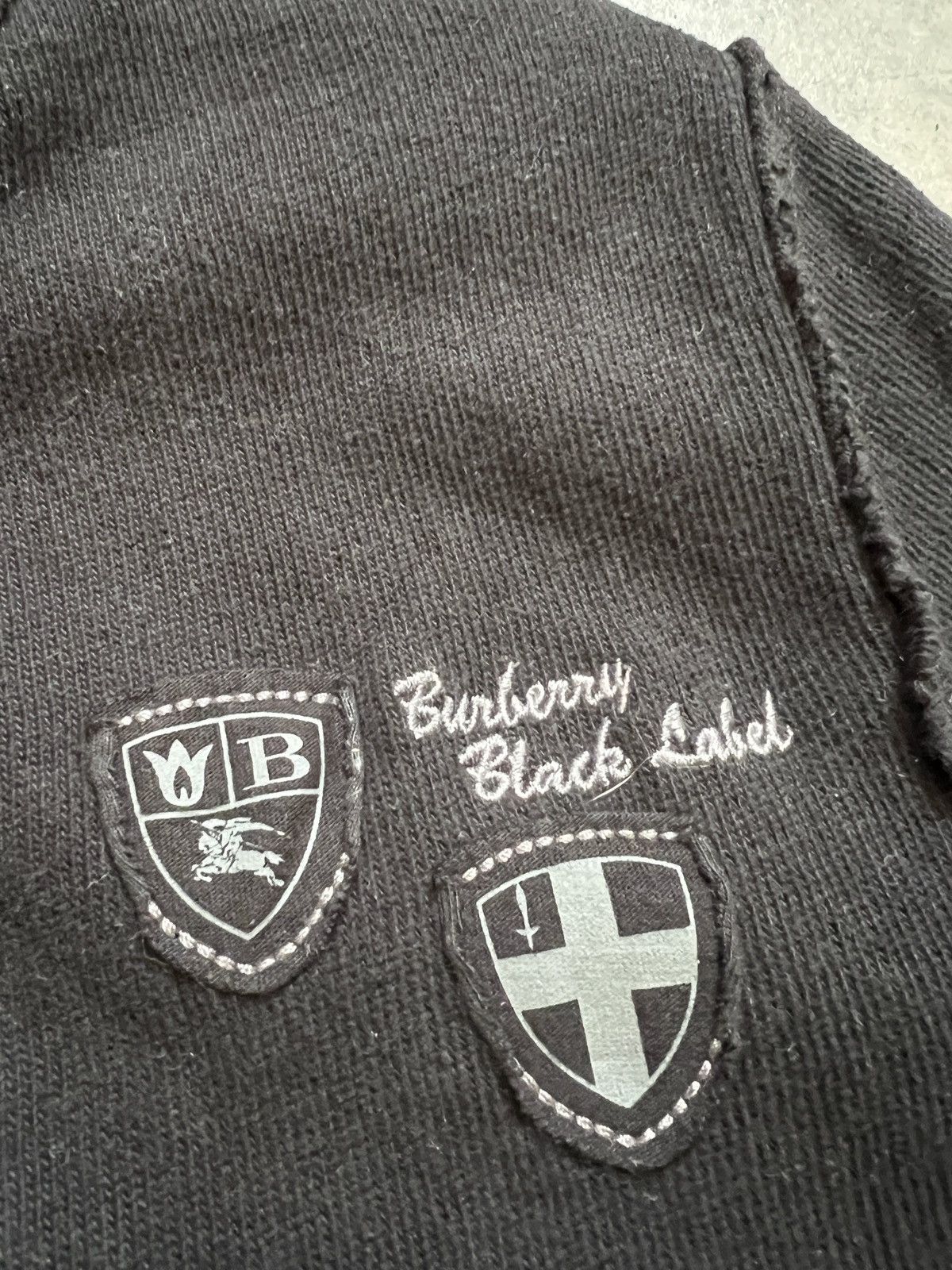Black Label Vintage 🖤 Burberry Black Label Cover Neck Half Button Size US S / EU 44-46 / 1 - 13 Thumbnail