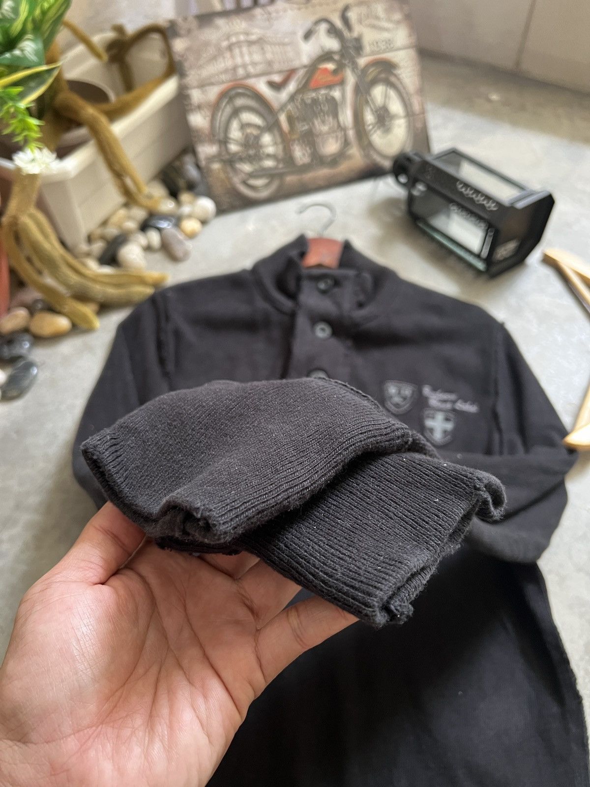 Black Label Vintage 🖤 Burberry Black Label Cover Neck Half Button Size US S / EU 44-46 / 1 - 10 Thumbnail