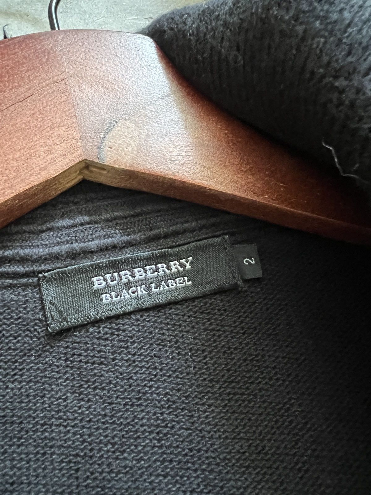 Black Label Vintage 🖤 Burberry Black Label Cover Neck Half Button Size US S / EU 44-46 / 1 - 11 Thumbnail