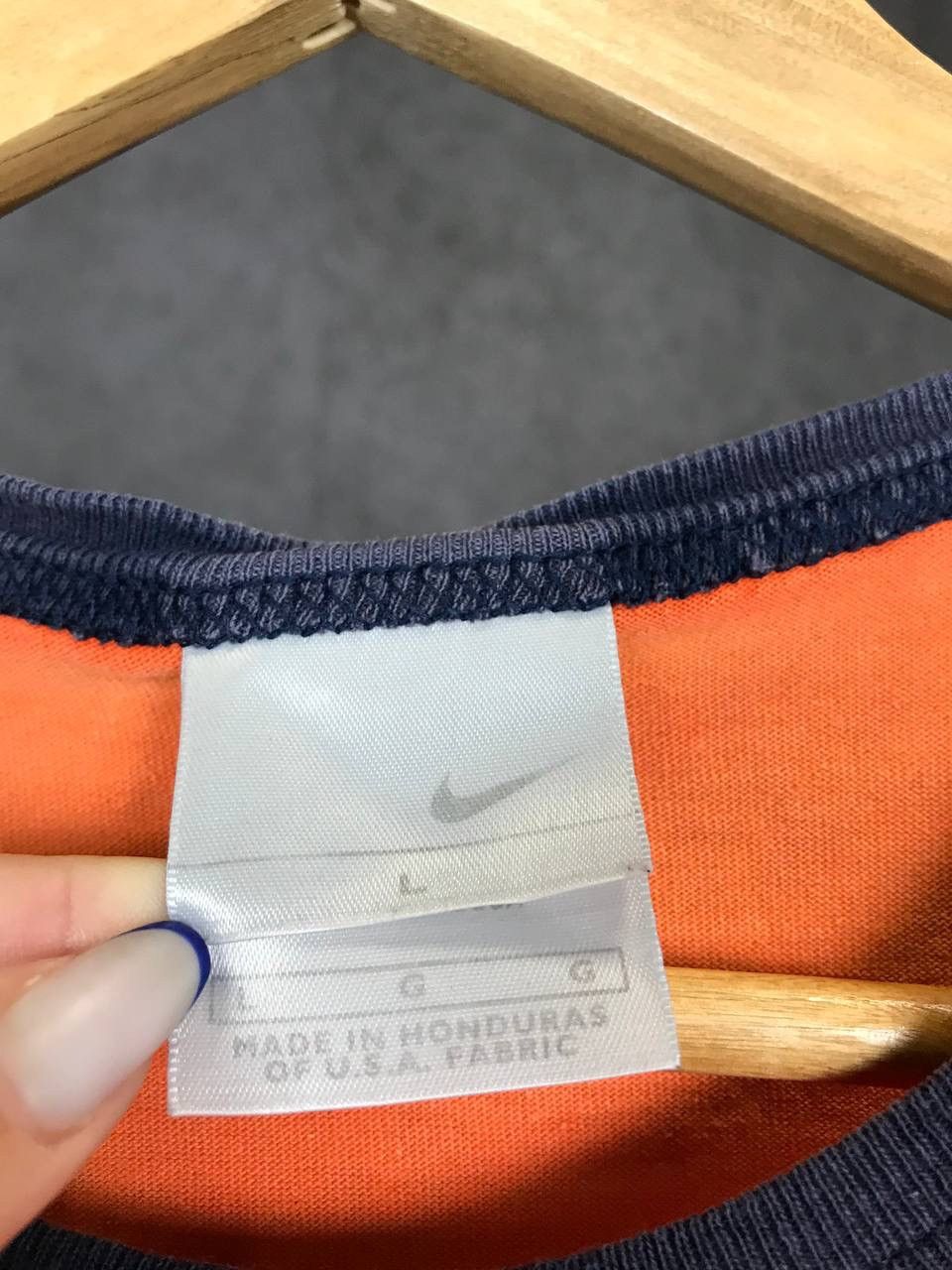 Nike × Vintage Nike swoosh streetwear vintage tee Size US L / EU 52-54 / 3 - 3 Thumbnail