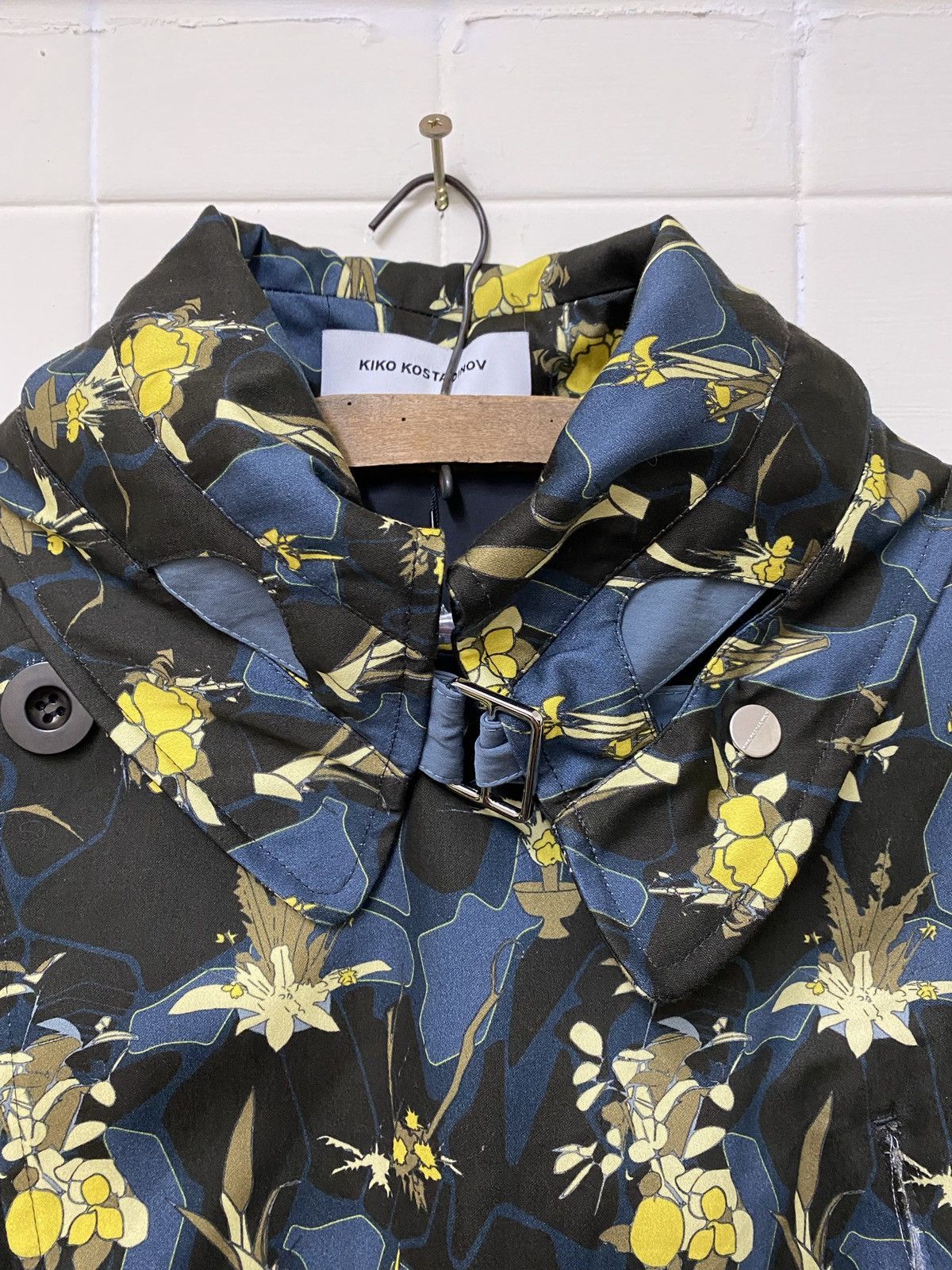 Kiko Kostadinov AW21 MAIDEN PEACOAT 00112021 IKEBANA POND YELLOW Size US S / EU 44-46 / 1 - 6 Thumbnail