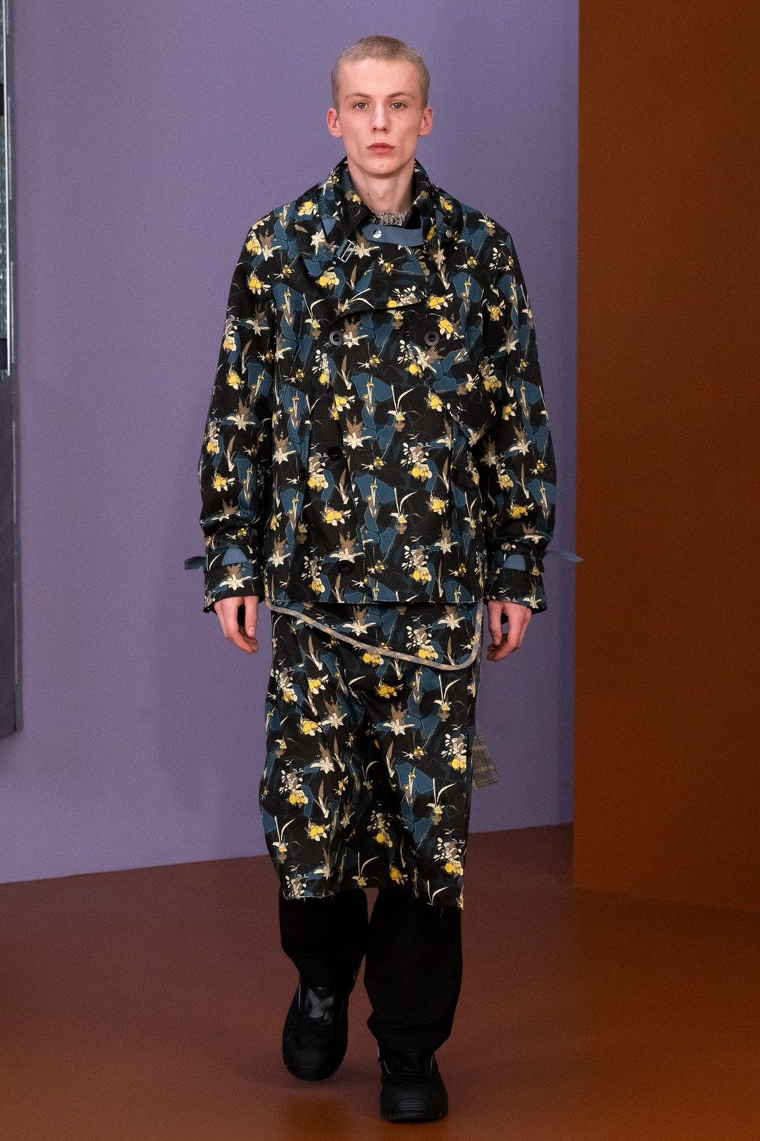 Kiko Kostadinov AW21 MAIDEN PEACOAT 00112021 IKEBANA POND YELLOW Size US S / EU 44-46 / 1 - 11 Thumbnail