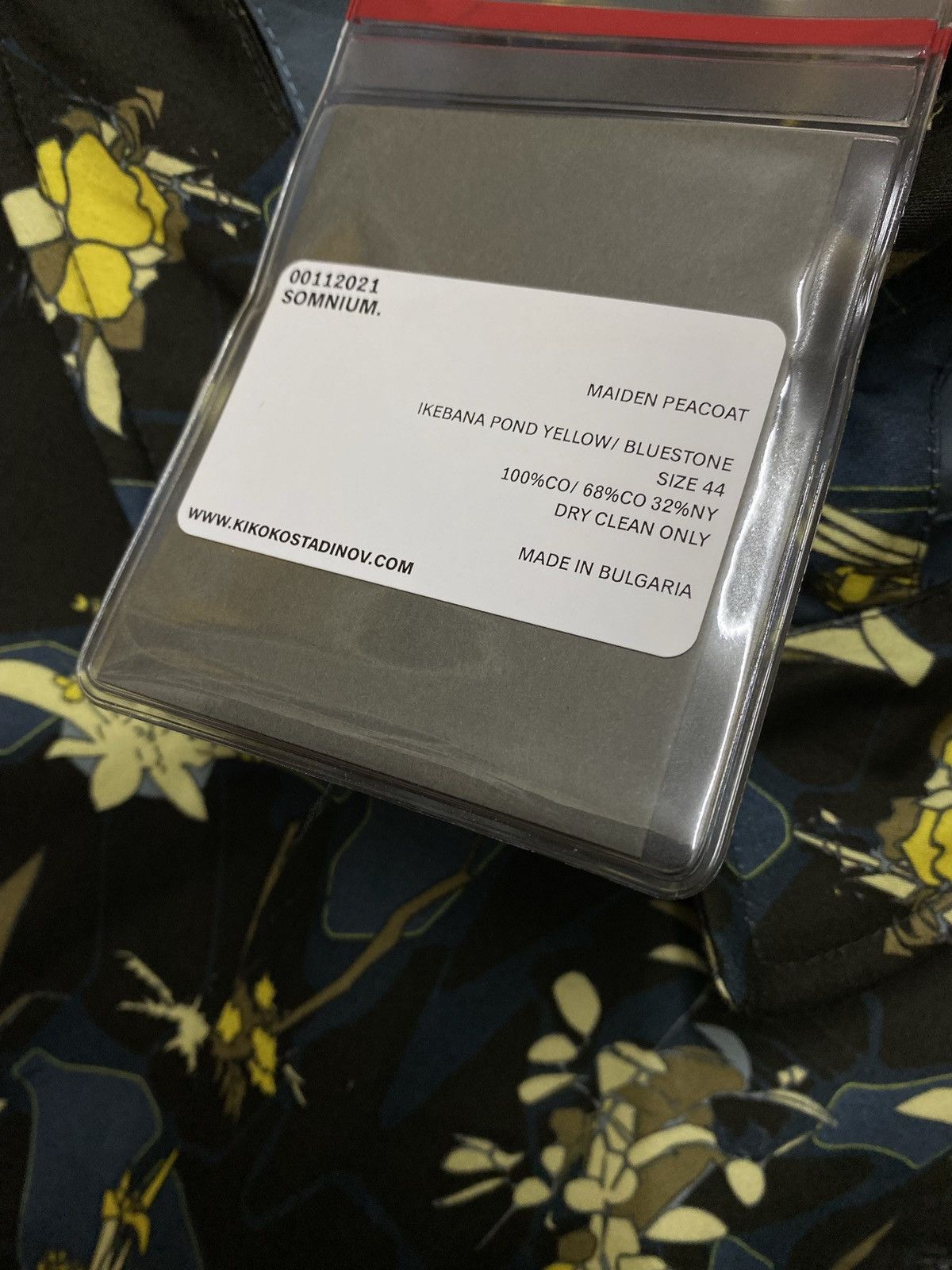 Kiko Kostadinov AW21 MAIDEN PEACOAT 00112021 IKEBANA POND YELLOW Size US S / EU 44-46 / 1 - 10 Thumbnail