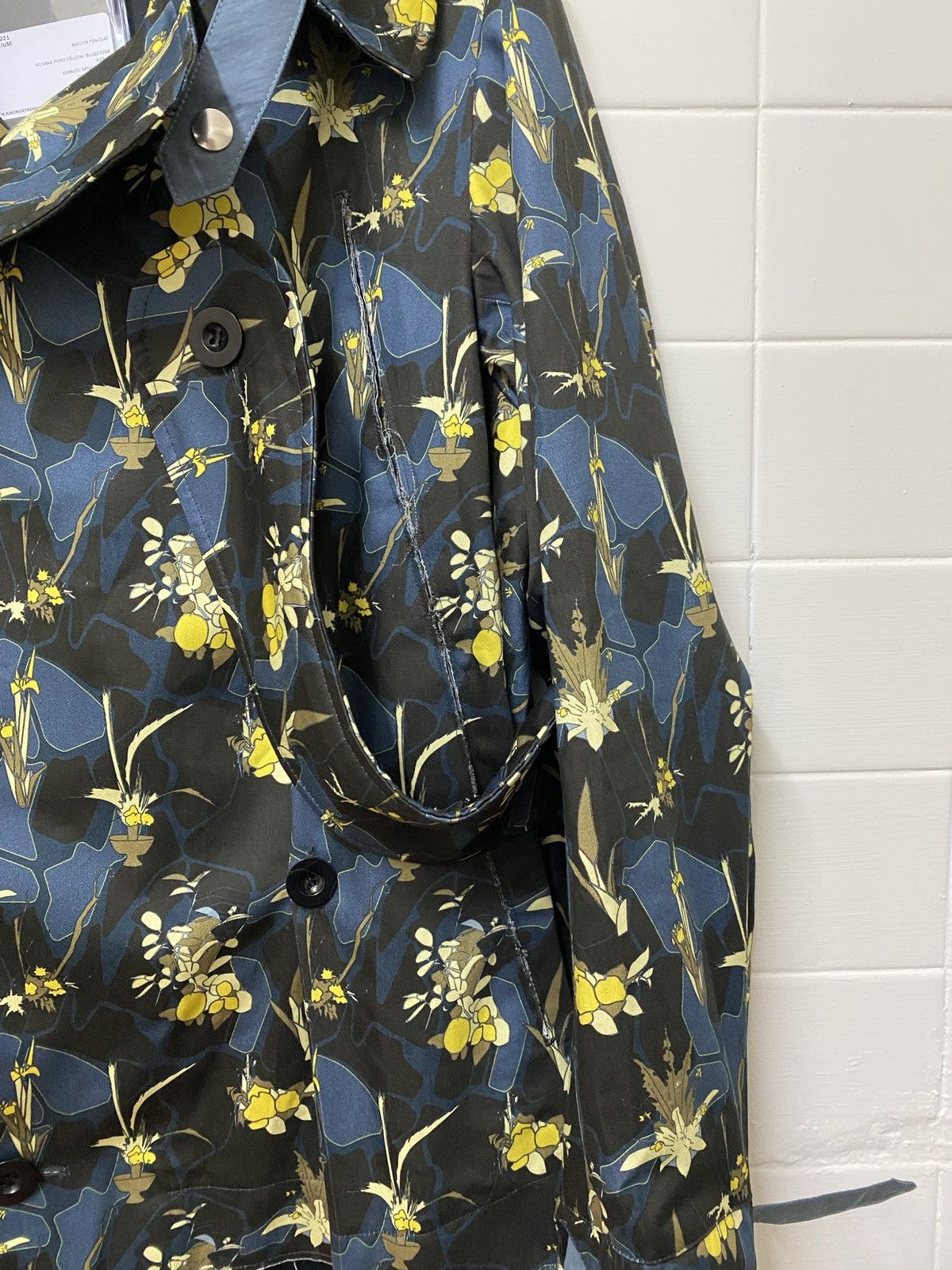 Kiko Kostadinov AW21 MAIDEN PEACOAT 00112021 IKEBANA POND YELLOW Size US S / EU 44-46 / 1 - 4 Thumbnail