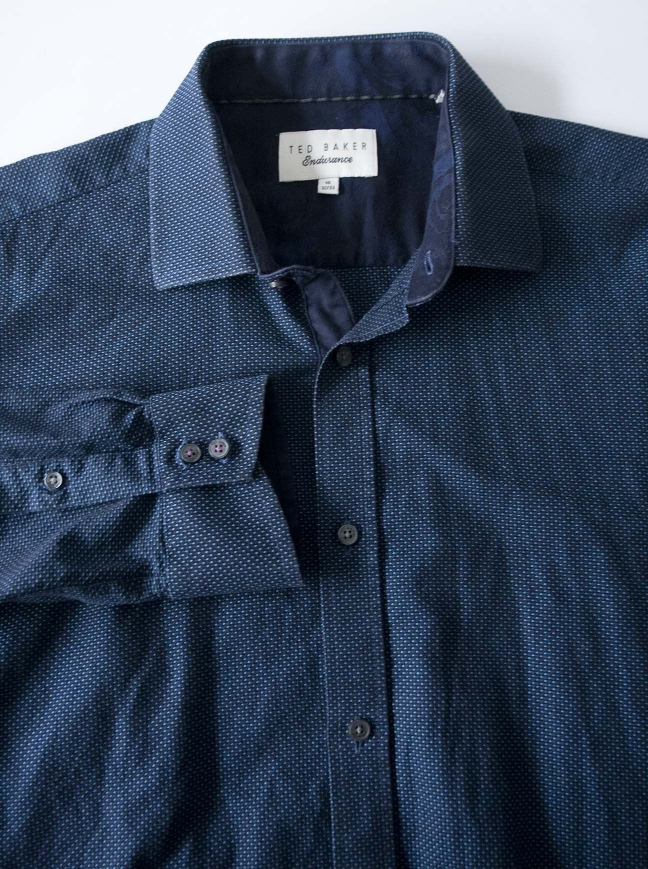 Ted Baker Ted Baker Endurance Shirt Size 16/L Size US XL / EU 56 / 4 - 1 Thumbnail