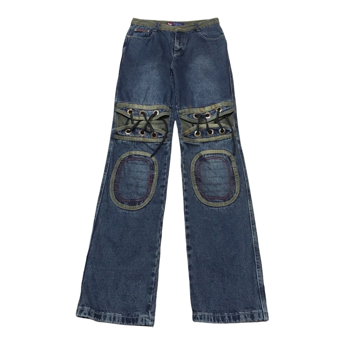 Rare Vintage Japanese Brand Goldfoall Flared Jeans 1990s