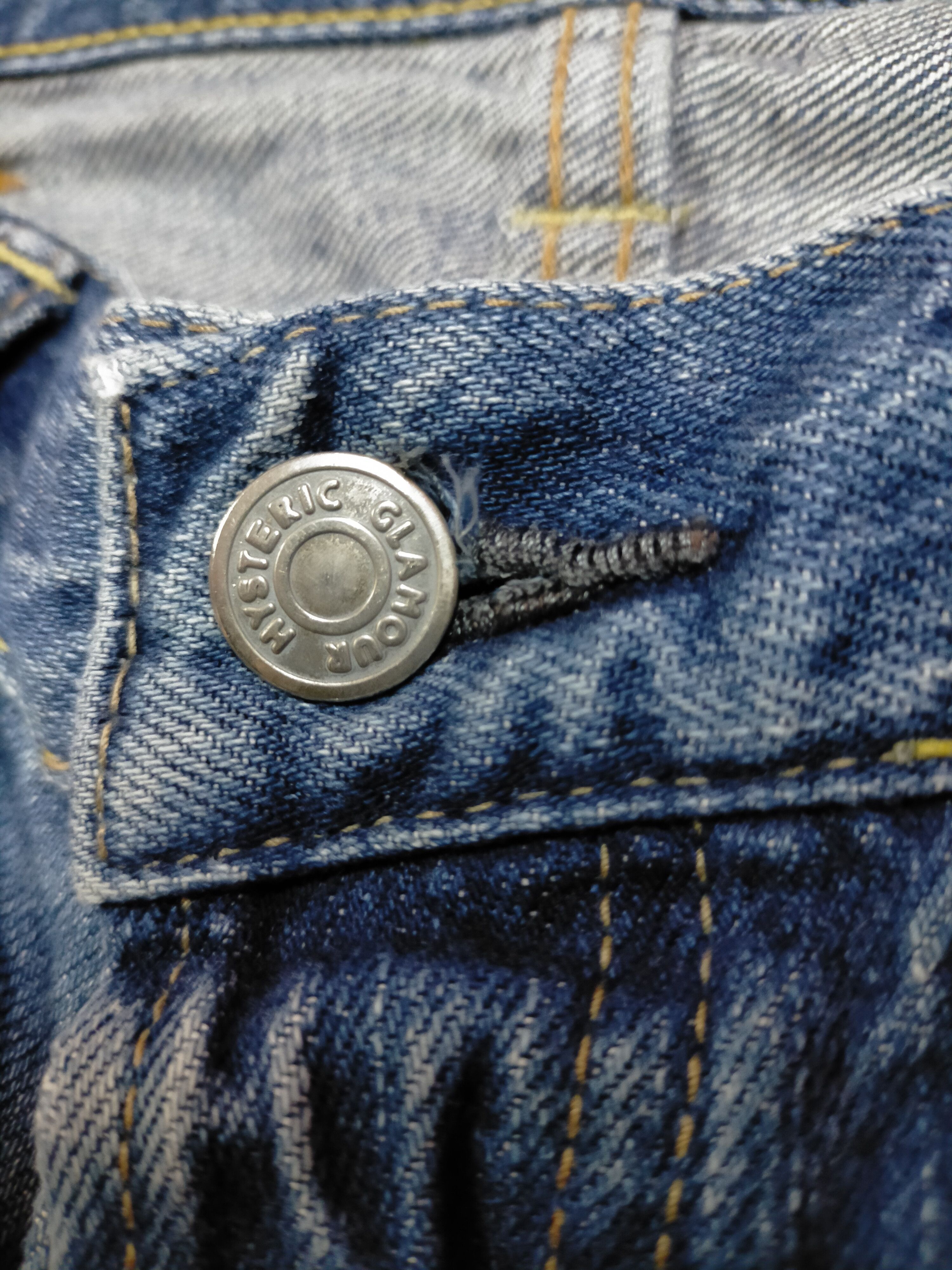 Hysteric Glamour Hysteric Glamour Selvage Studed Pocket Jeans Size US 31 - 13 Thumbnail