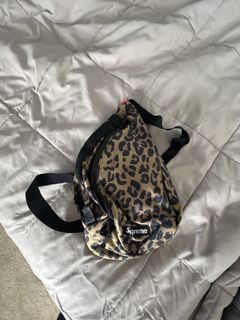 Supreme leopard sling bag hot sale