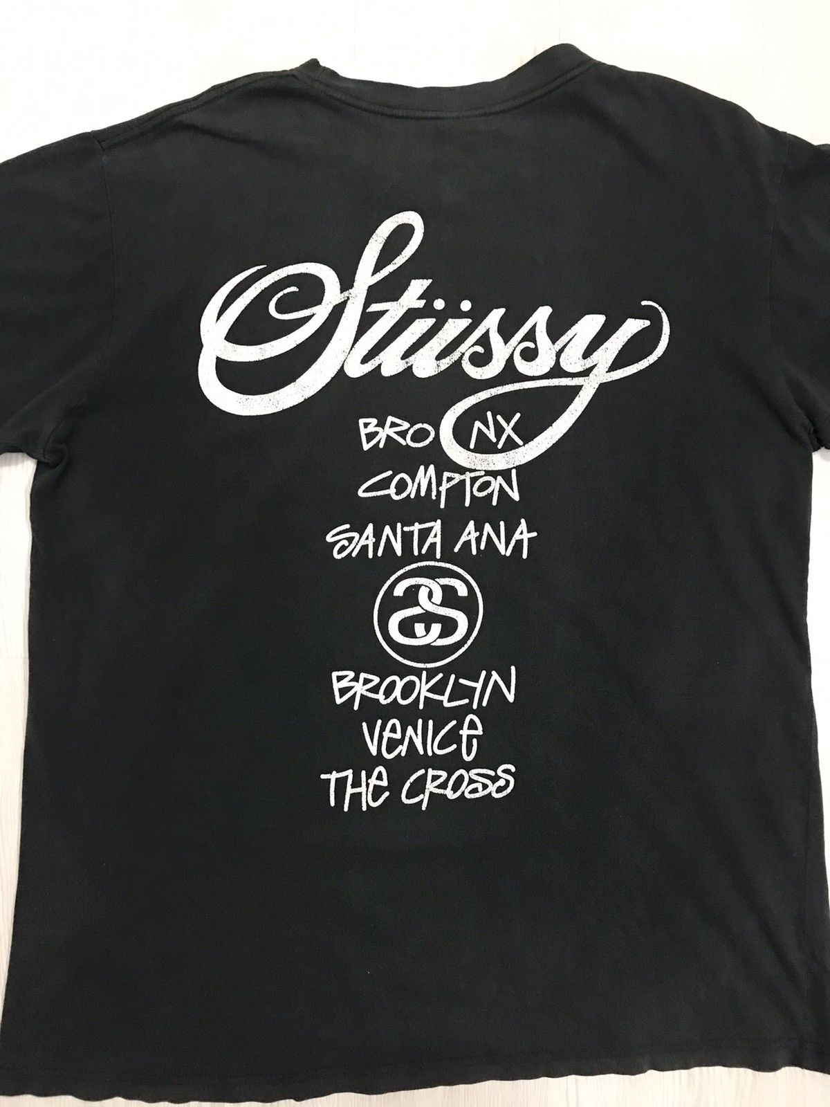 Japanese Brand × Stussy × Vintage Vintage Stussy Tee World Tour Distressed Made In USA Size US L / EU 52-54 / 3 - 3 Thumbnail
