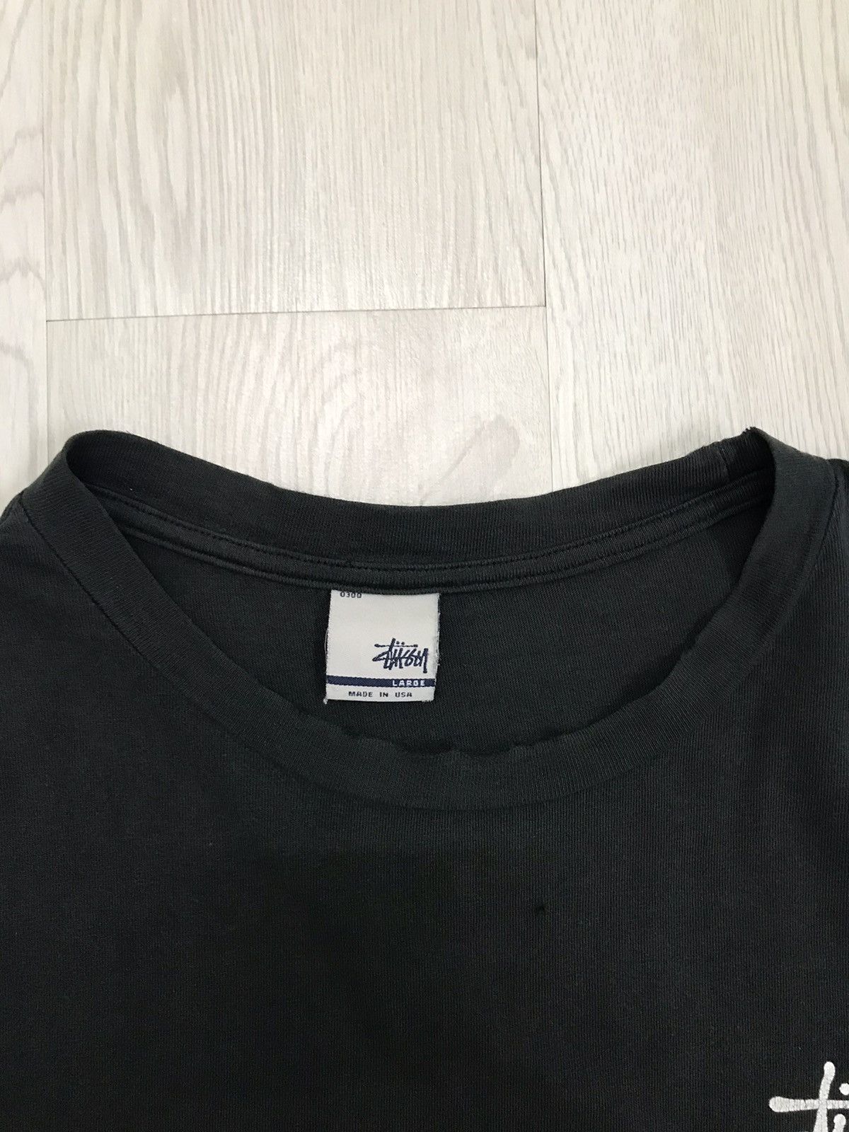 Japanese Brand × Stussy × Vintage Vintage Stussy Tee World Tour Distressed Made In USA Size US L / EU 52-54 / 3 - 5 Thumbnail