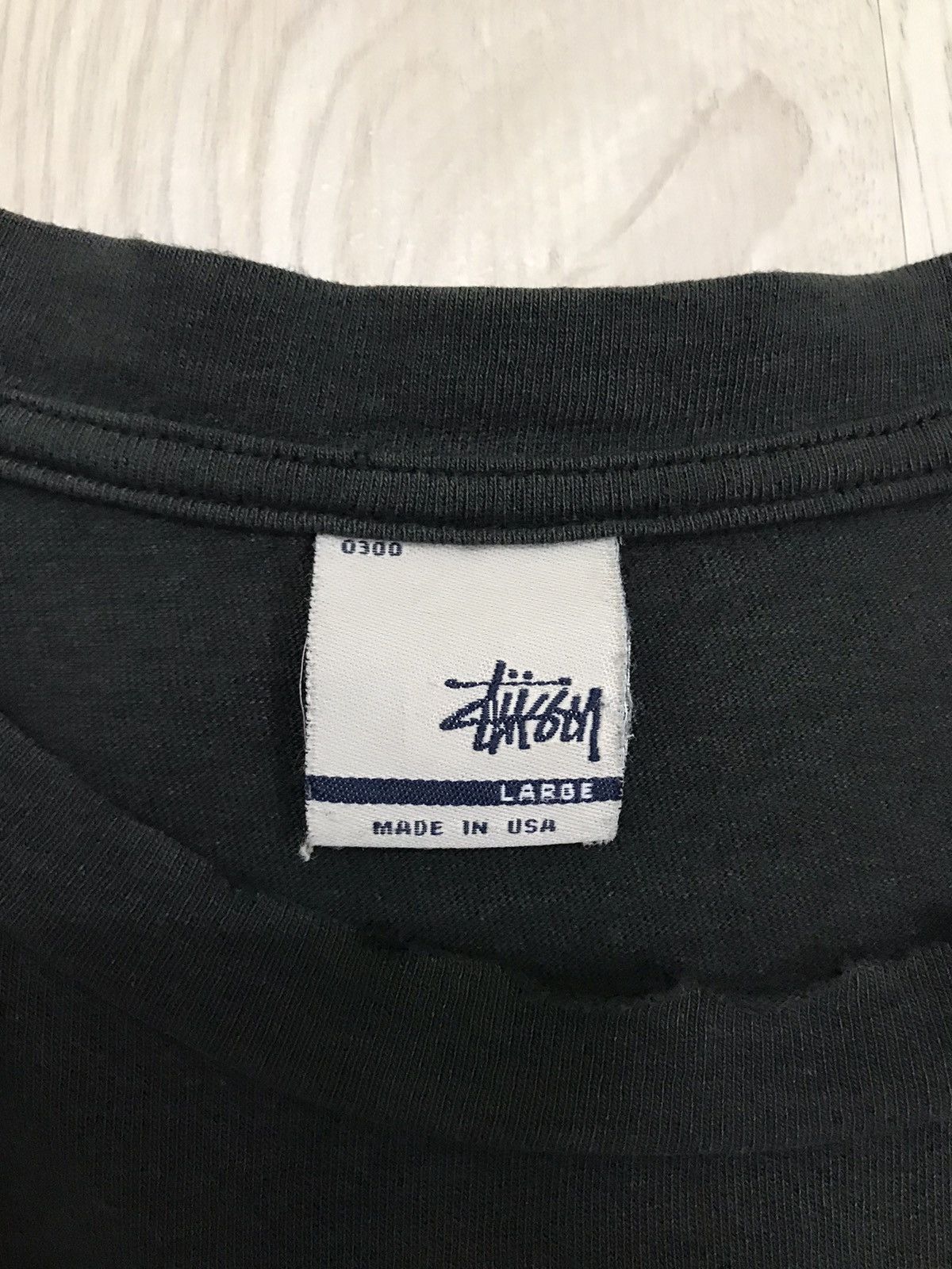 Japanese Brand × Stussy × Vintage Vintage Stussy Tee World Tour Distressed Made In USA Size US L / EU 52-54 / 3 - 7 Thumbnail