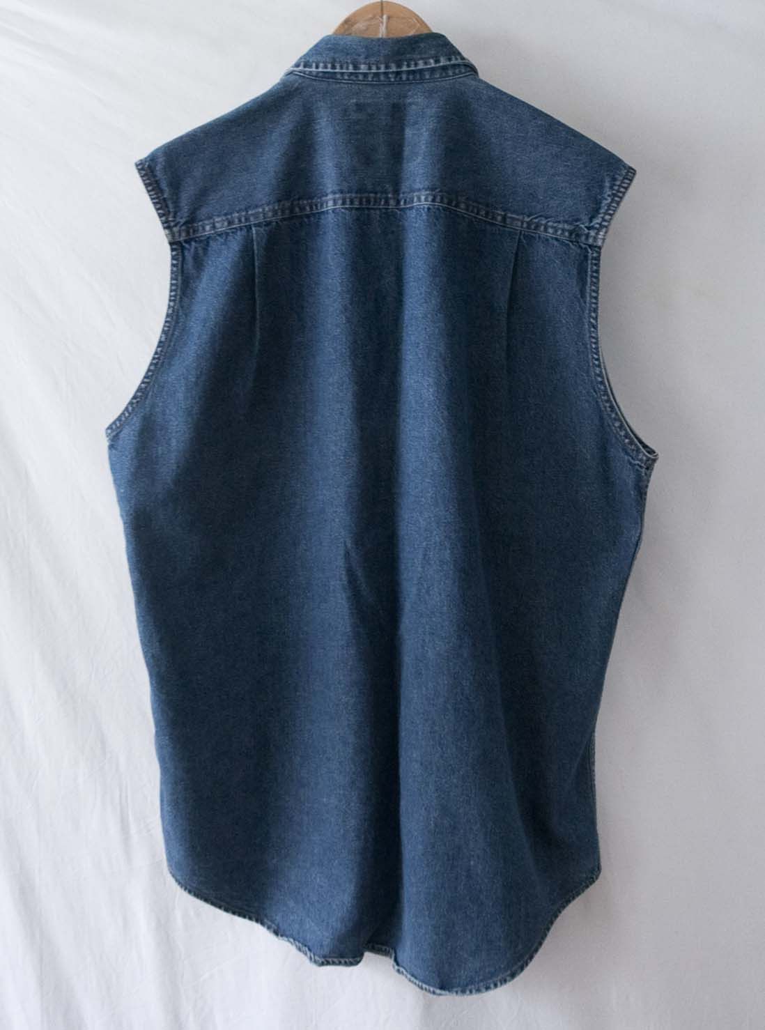 Levi's × Vintage Levis Vest Denim Sleeveless Vintage Size M Size US M / EU 48-50 / 2 - 4 Thumbnail