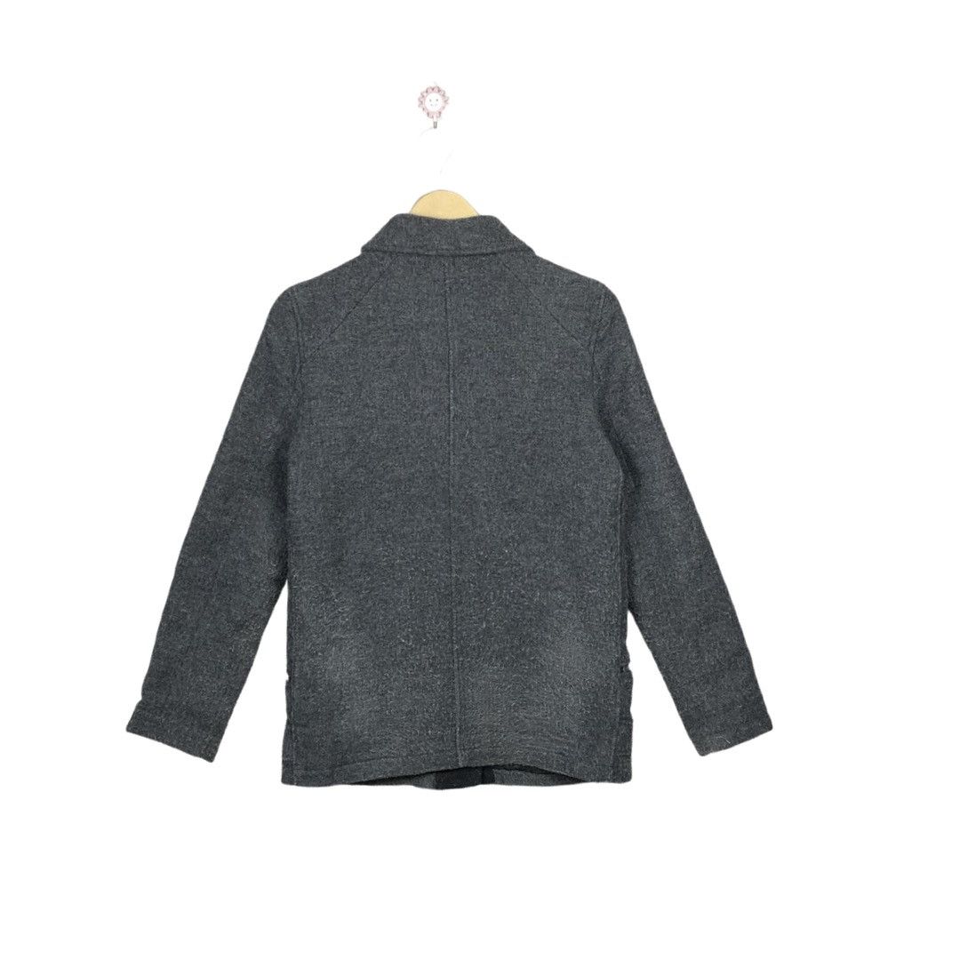 Bershka Double Collar Wool Jacket Gothic Punk Style