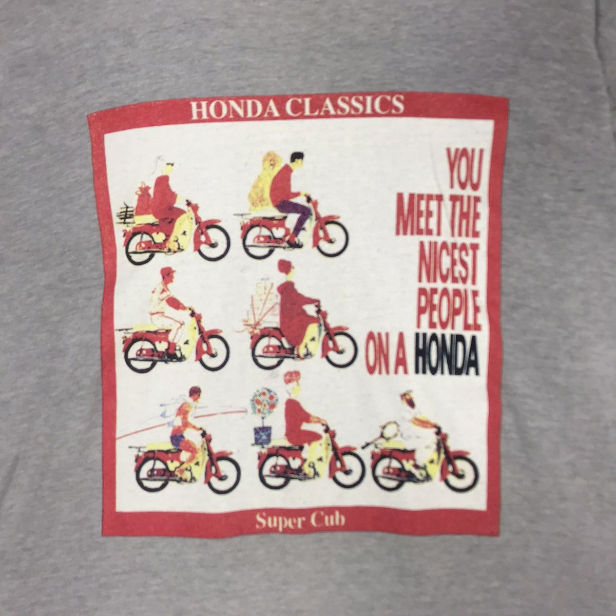 Honda Vintage 90s Honda Classics Tshirt Honda Cub Motorcycle Tee Size US L / EU 52-54 / 3 - 2 Thumbnail