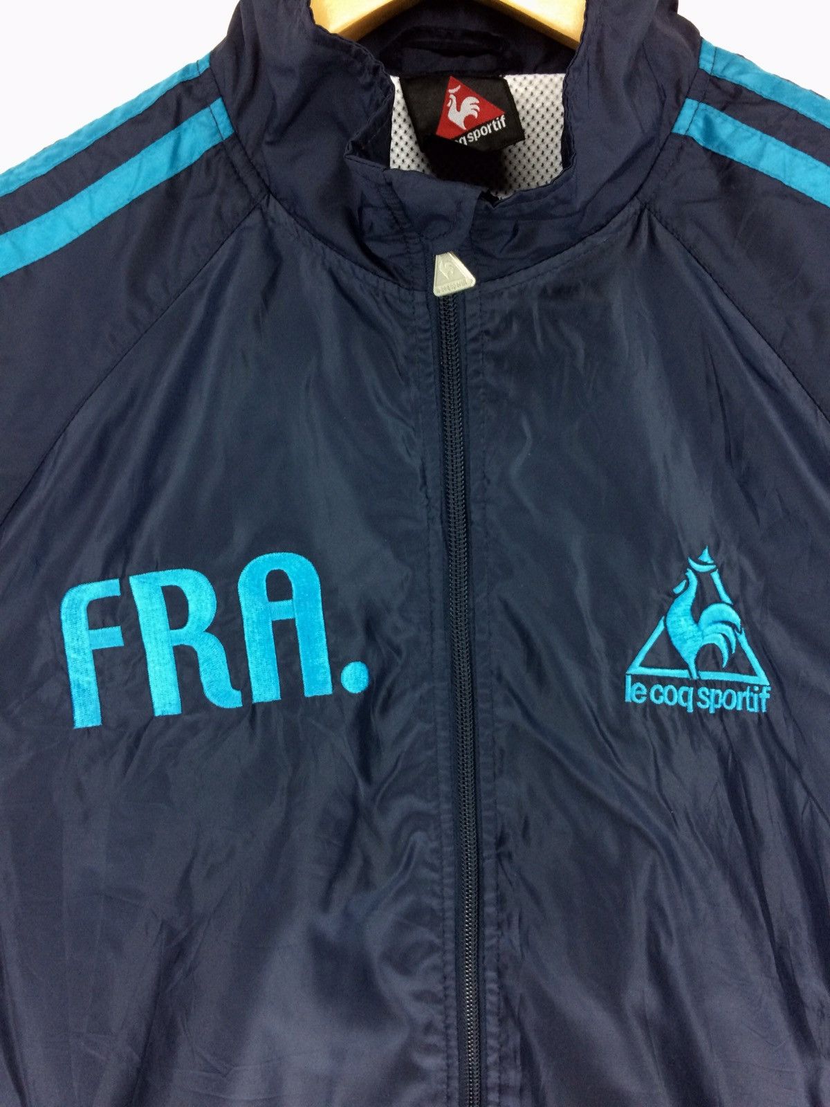 Le Coq Sportif × Vintage Vintage LE COQ SPORTIF Windbreaker Jacket France Sweater Size US L / EU 52-54 / 3 - 4 Thumbnail