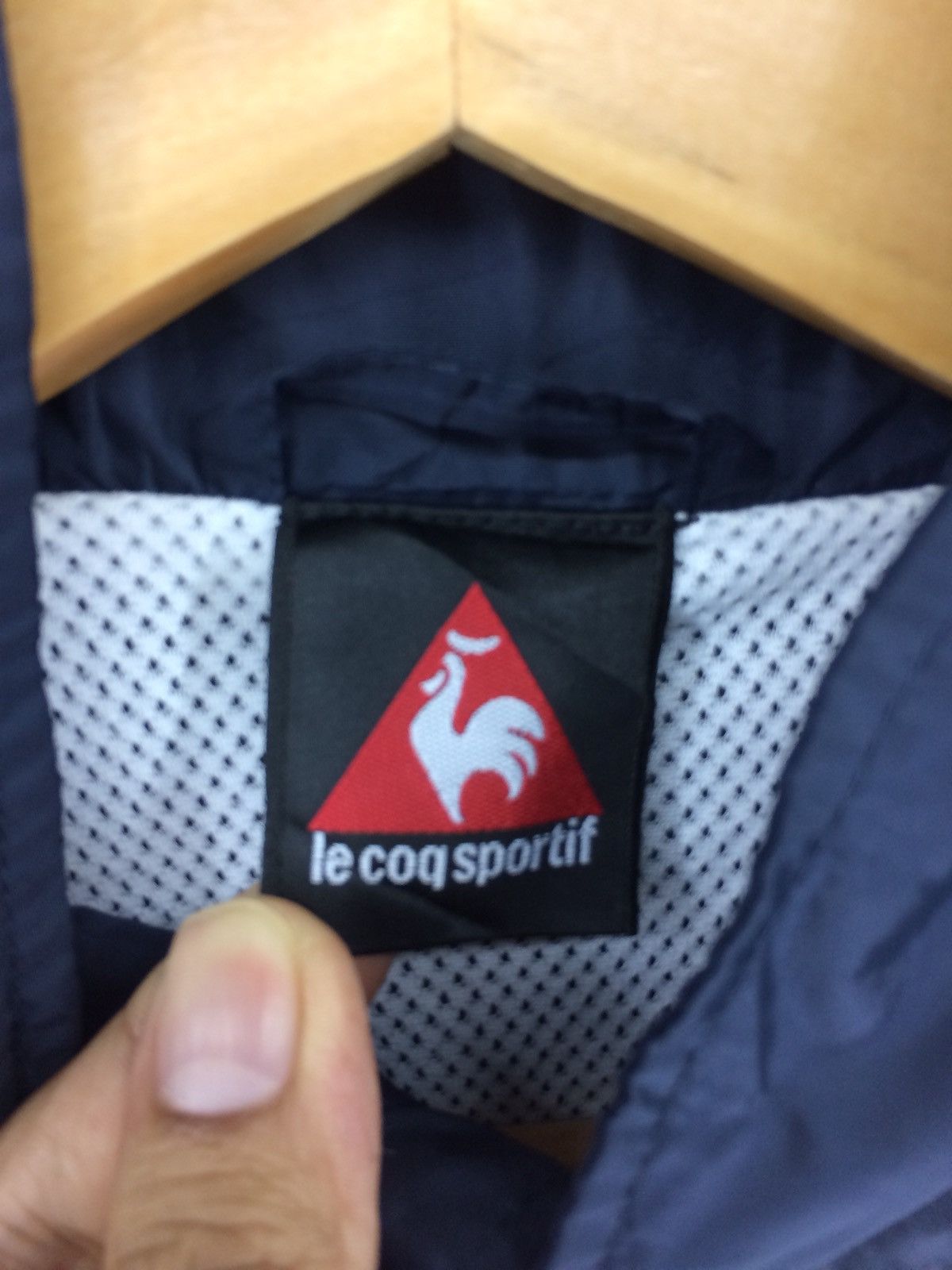 Le Coq Sportif × Vintage Vintage LE COQ SPORTIF Windbreaker Jacket France Sweater Size US L / EU 52-54 / 3 - 2 Thumbnail