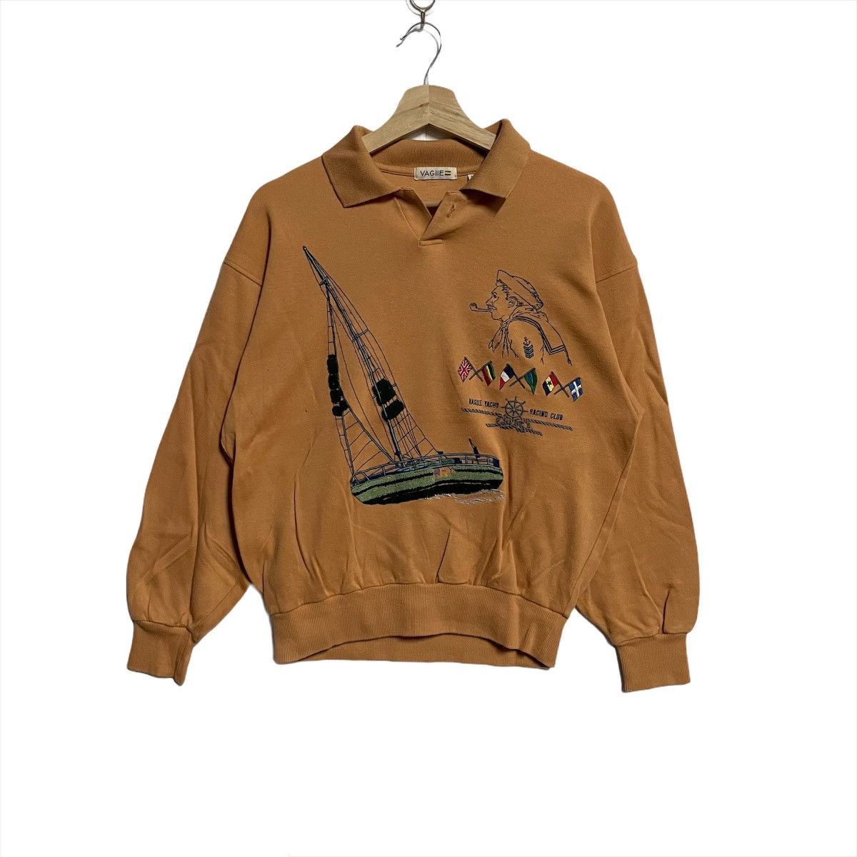Vintage Vintage Vagiie Yacht Racing Club Polos Sweatshirt Size US S / EU 44-46 / 1 - 1 Thumbnail