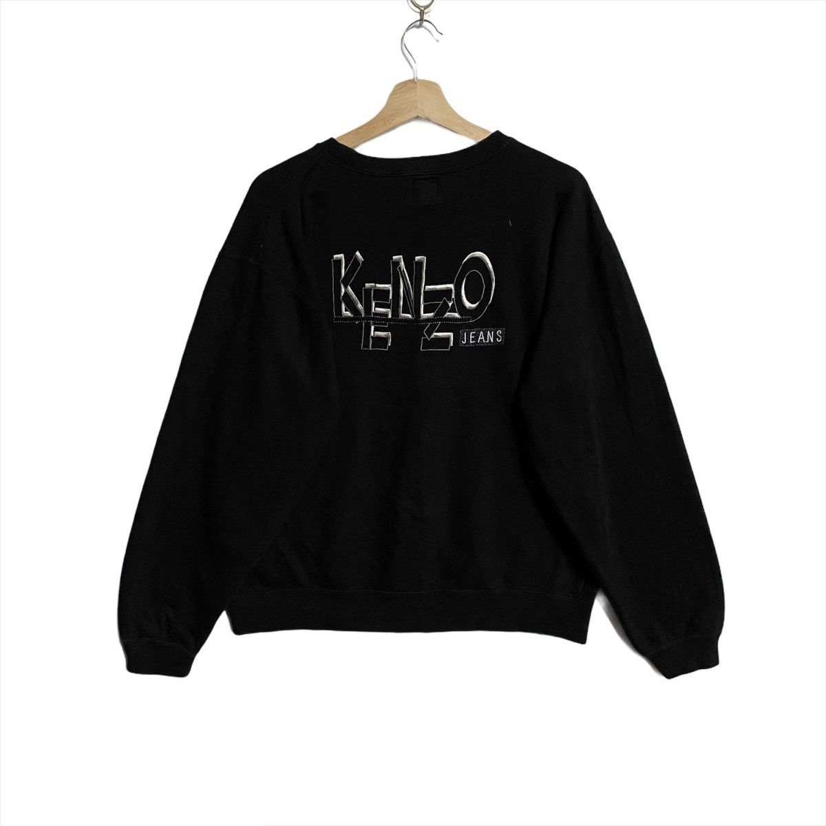 Kenzo Vintage Kenzo Jeans Big Logo Sweatshirt Pullover Sweater Size US M / EU 48-50 / 2 - 1 Thumbnail