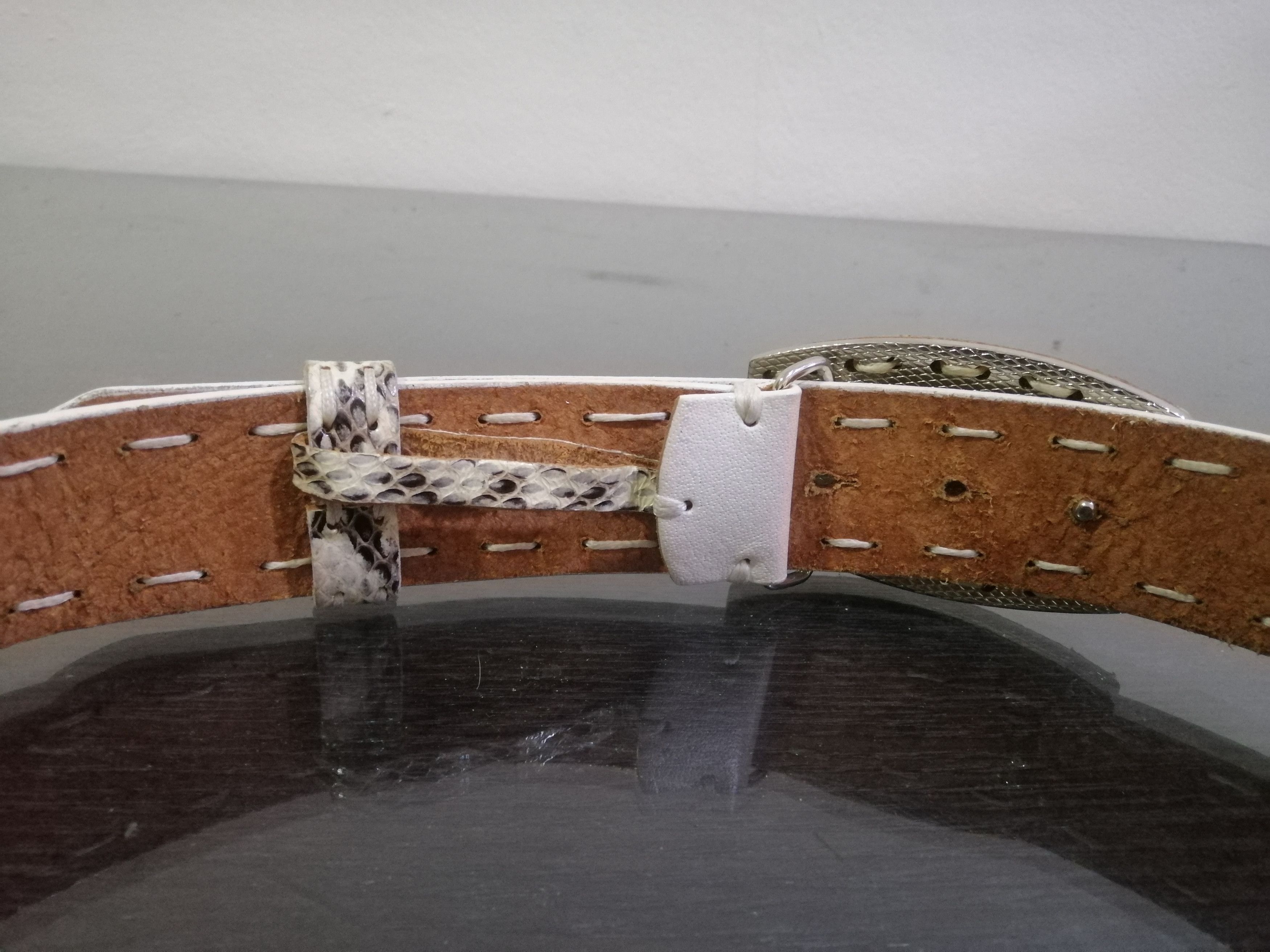 Japanese Brand × Other Big Buckle Python Skin Size ONE SIZE - 3 Thumbnail