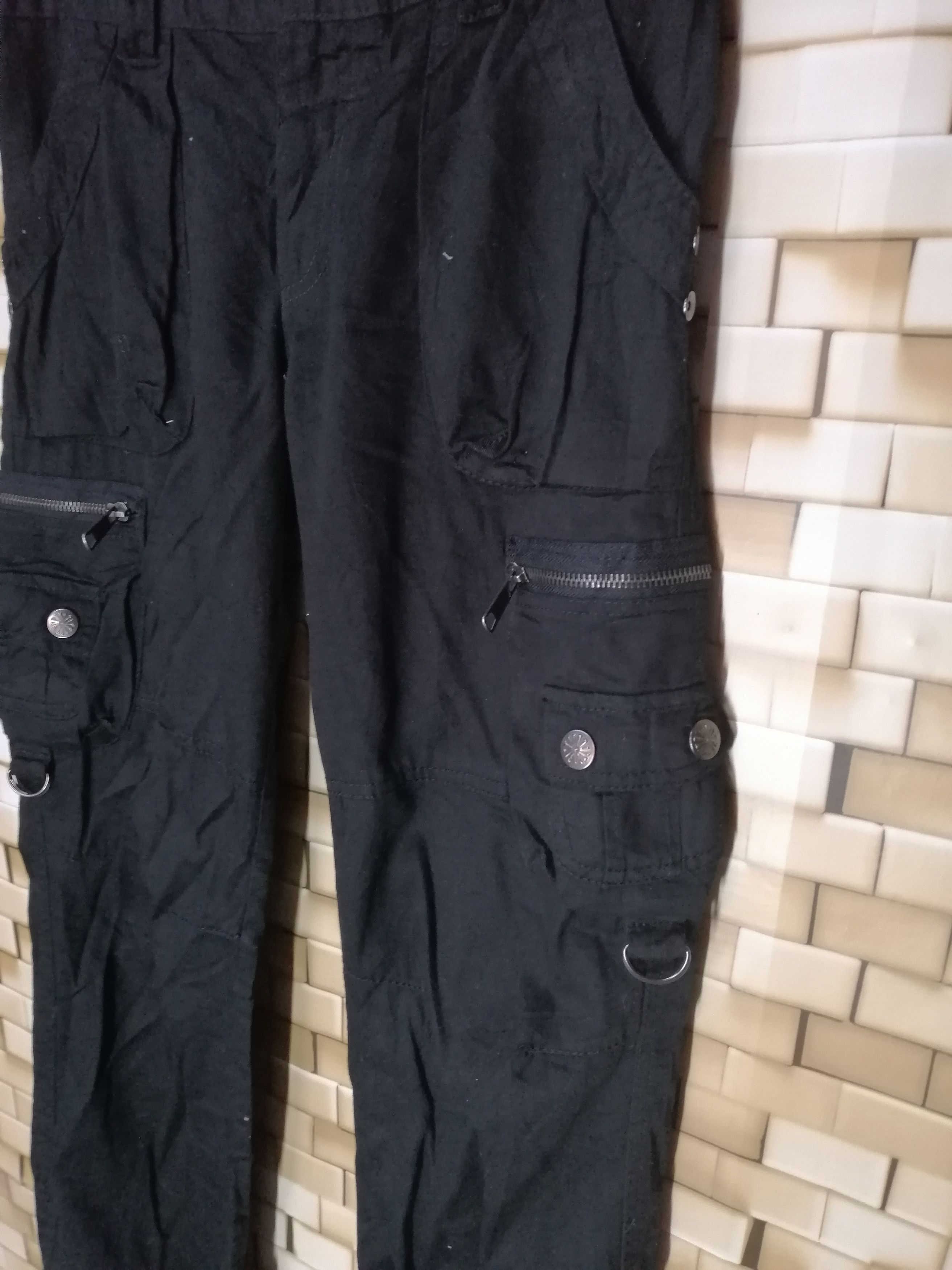 Japanese Brand Japanese Multi Pockets Work Wear Black Rope Legs Size US 32 / EU 48 - 2 Thumbnail
