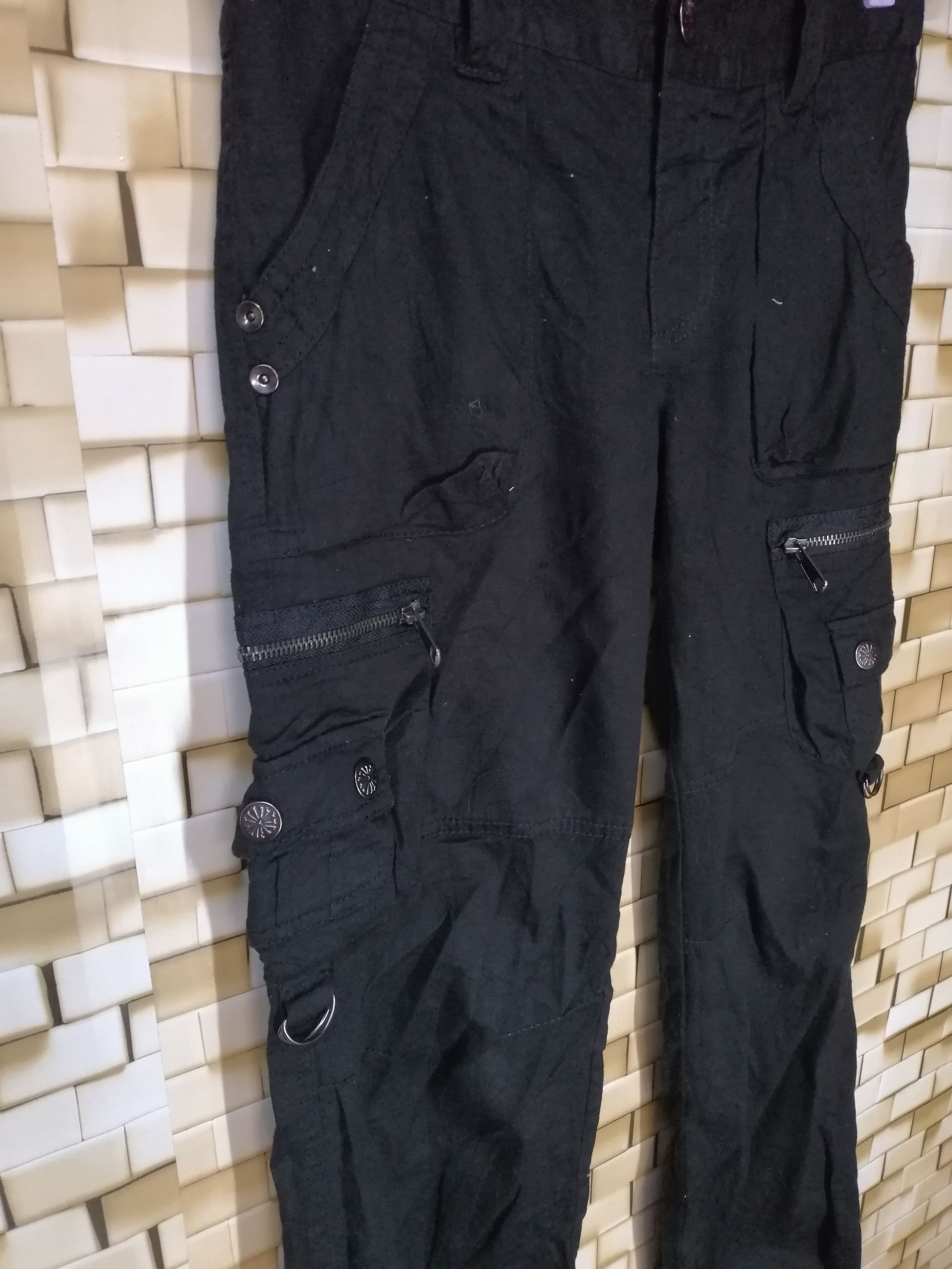 Japanese Brand Japanese Multi Pockets Work Wear Black Rope Legs Size US 32 / EU 48 - 4 Thumbnail