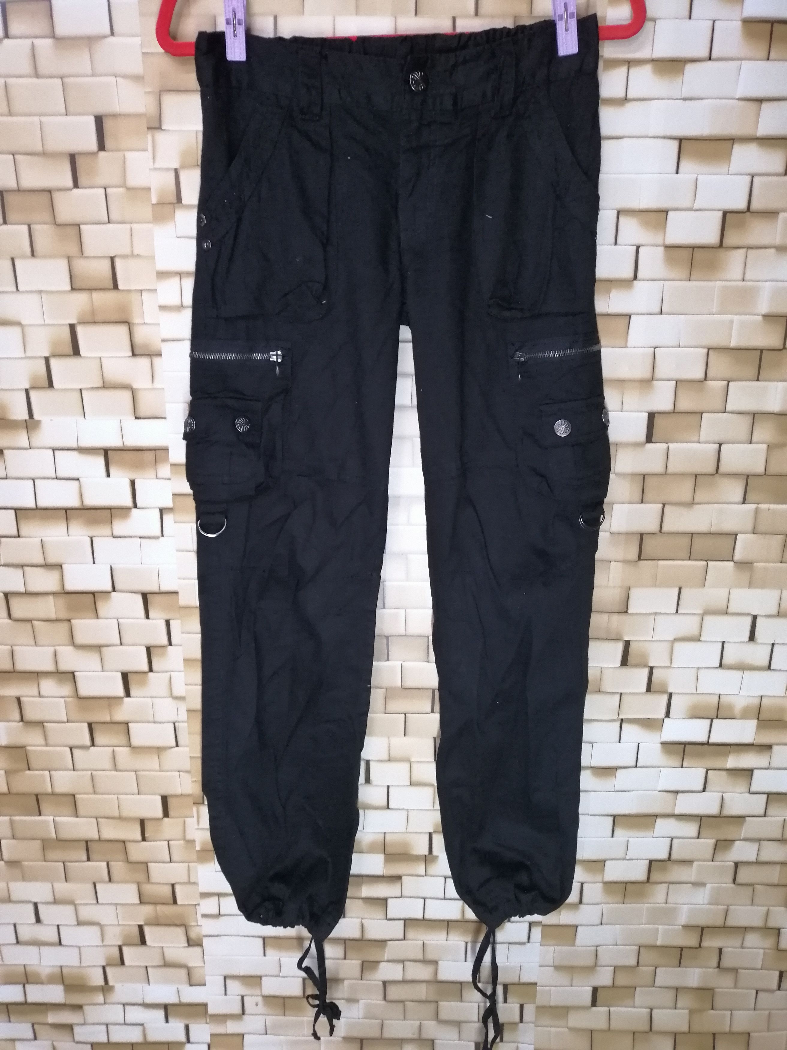 Japanese Brand Japanese Multi Pockets Work Wear Black Rope Legs Size US 32 / EU 48 - 1 Thumbnail