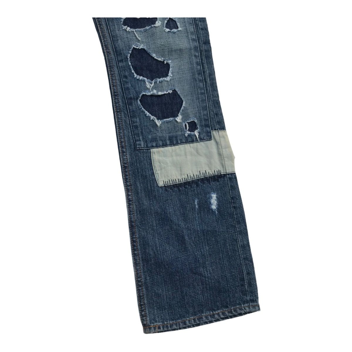 Other Bonds & Peace Distressed Patches Grunge Style Pants Size US 30 / EU 46 - 7 Thumbnail