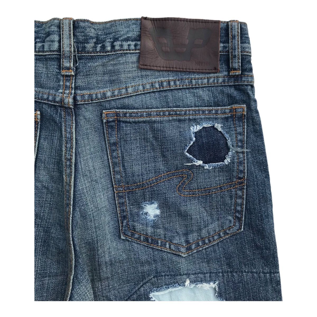 Other Bonds & Peace Distressed Patches Grunge Style Pants Size US 30 / EU 46 - 13 Thumbnail