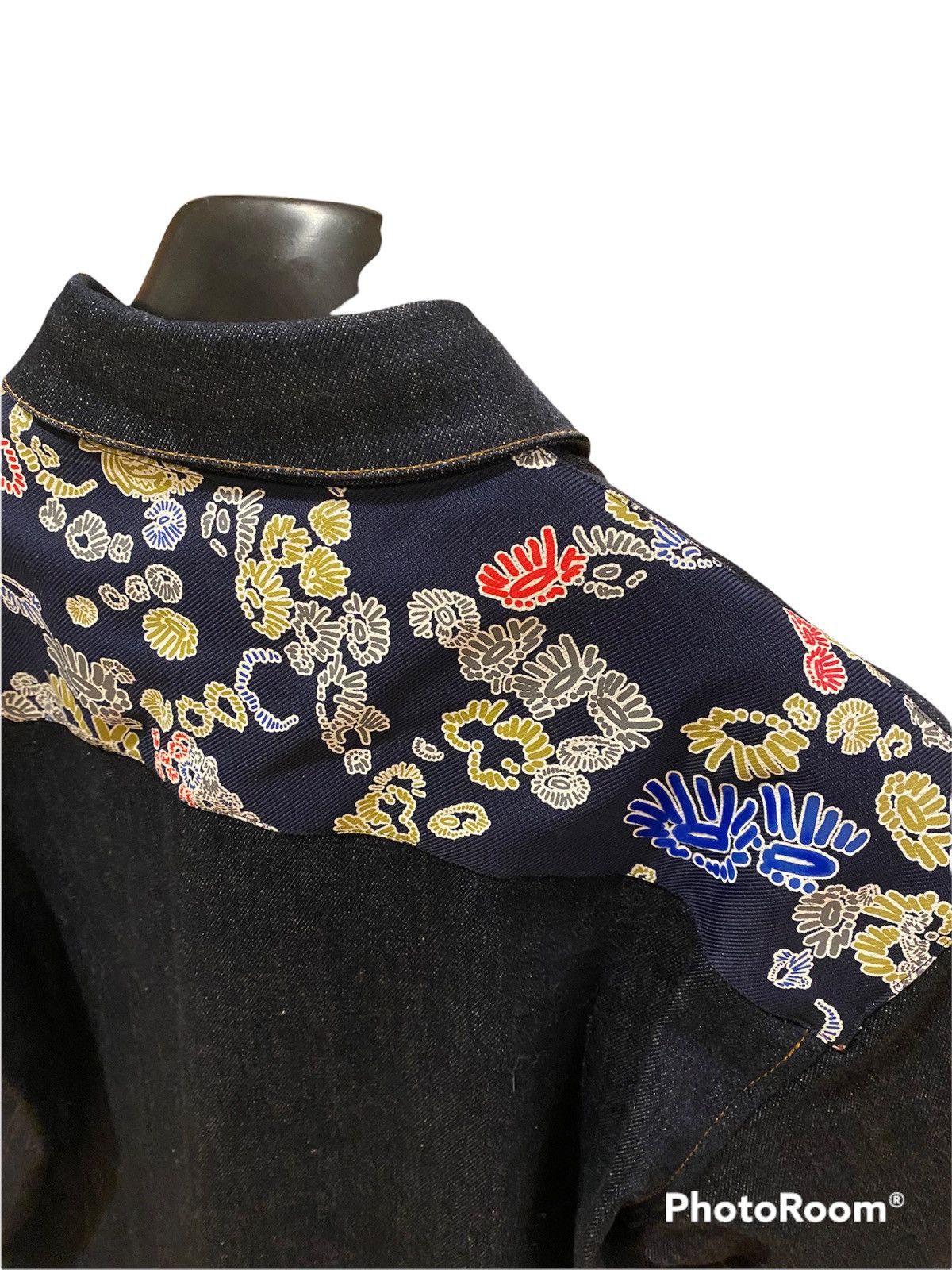 Jil Sander Jil Sander SS16 Floral Denim Shirt Archive Runway Size US M / EU 48-50 / 2 - 4 Thumbnail
