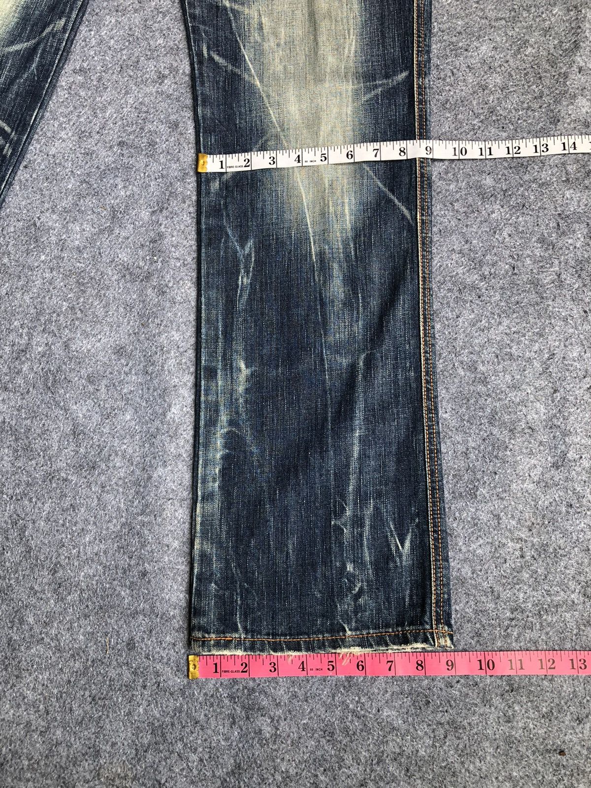 Edwin Last Drop🔥Rare‼️Edwin 503 Blue Trip Jeans Size US 34 / EU 50 - 16 Thumbnail