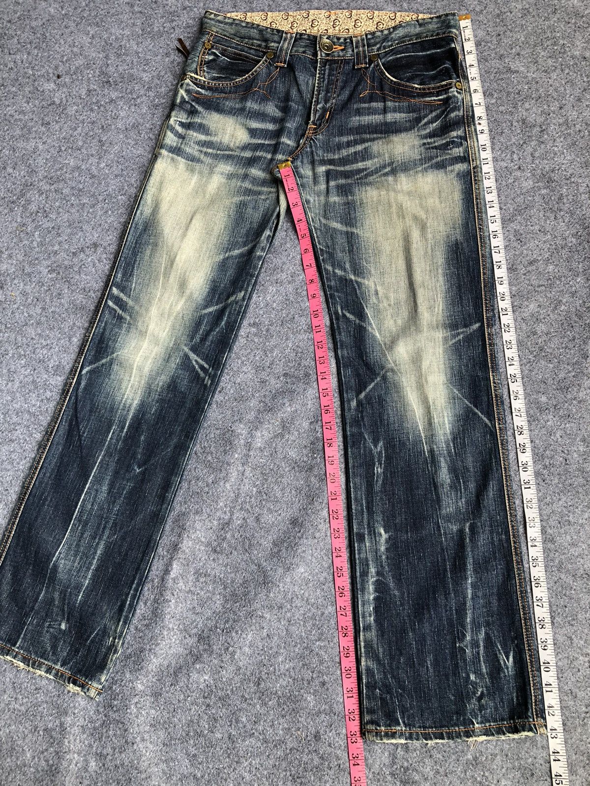 Edwin Last Drop🔥Rare‼️Edwin 503 Blue Trip Jeans Size US 34 / EU 50 - 15 Thumbnail