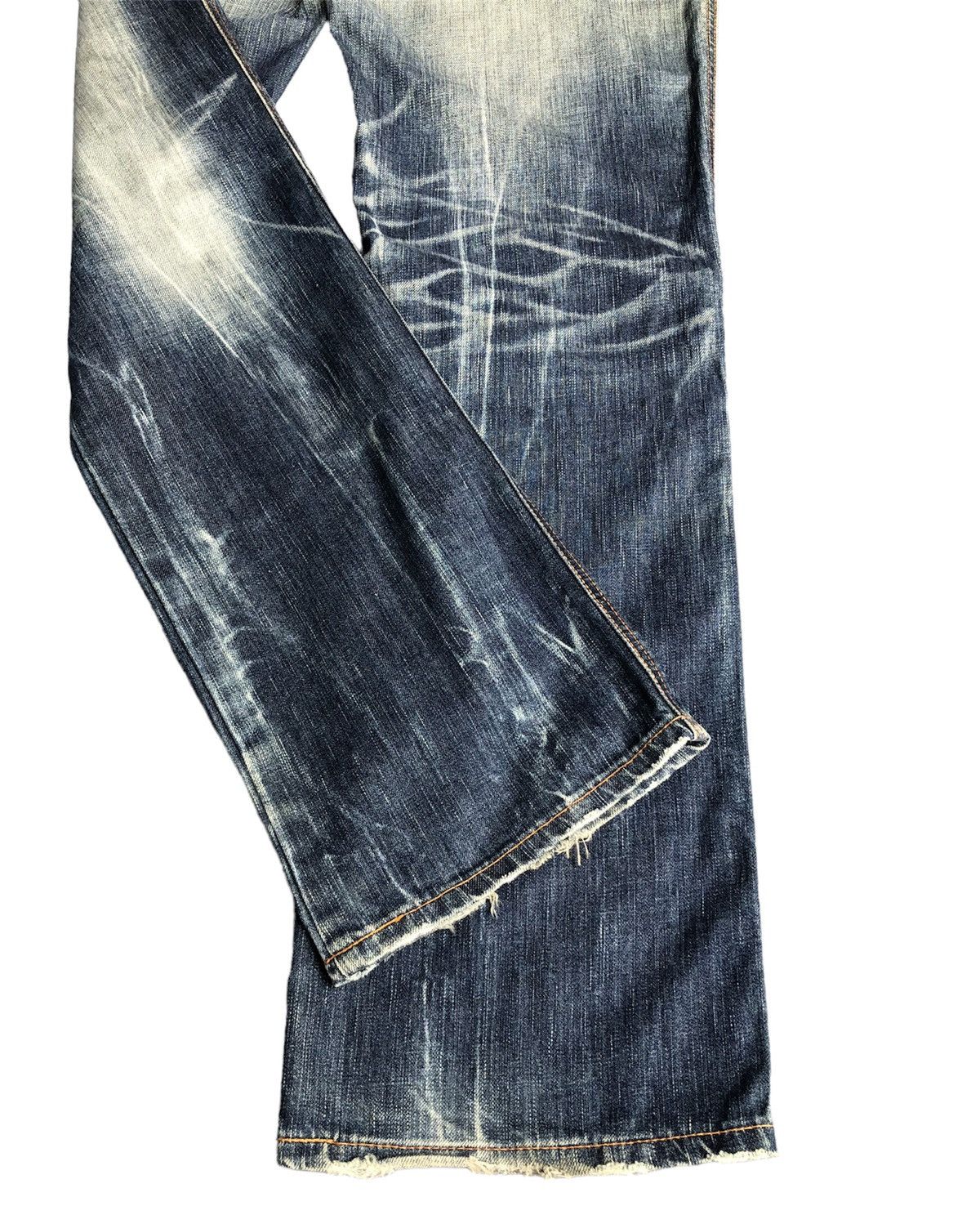 Edwin Last Drop🔥Rare‼️Edwin 503 Blue Trip Jeans Size US 34 / EU 50 - 8 Thumbnail