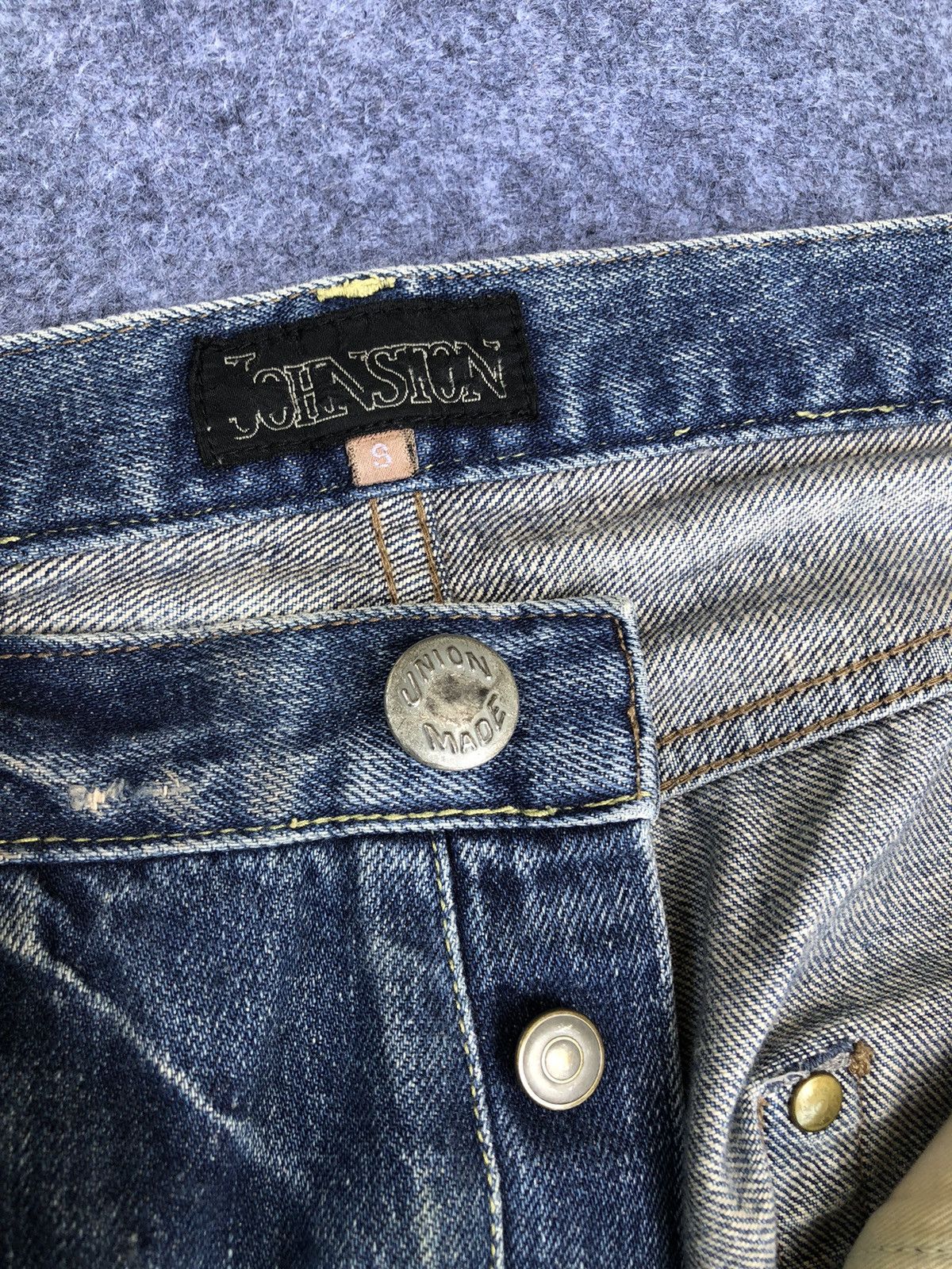 Johnston & Murphy Rare🔥Vtg Johnston Distressed Selvedge Japan Jeans Size US 33 - 11 Thumbnail