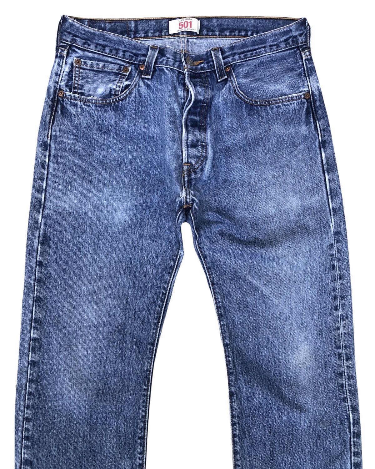 Levi's Rare🔥Vintage Levi’s 501 Light Wash Jeans Size US 32 / EU 48 - 2 Thumbnail